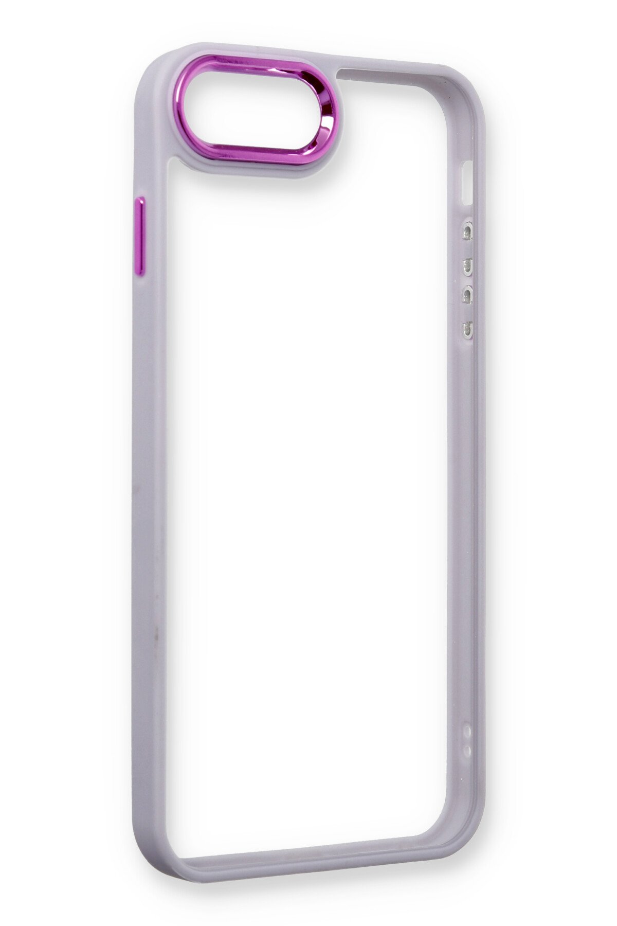 Newface iPhone 7 Plus Kılıf Zuma Kartvizitli Yüzüklü Silikon - Pembe