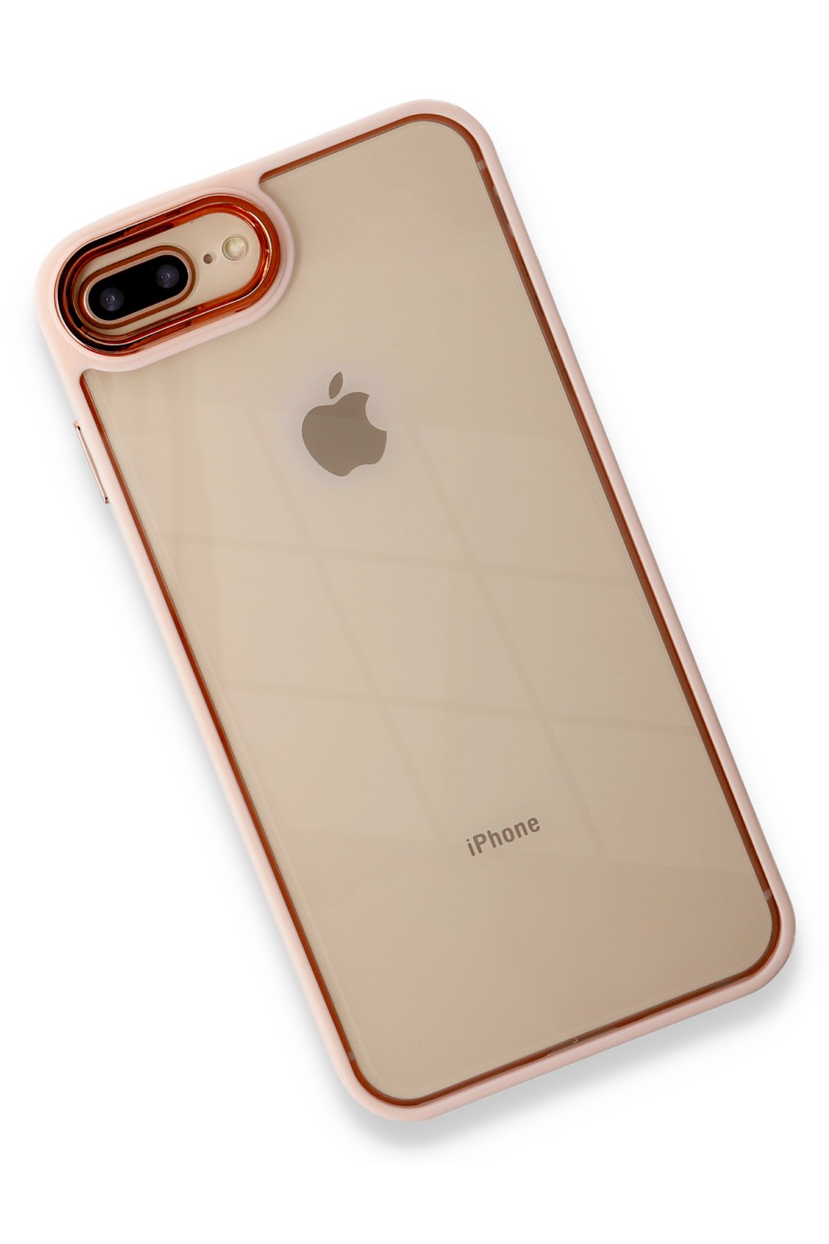 Newface iPhone 7 Plus Kılıf Sofya Yüzüklü Silikon Kapak - Yeşil