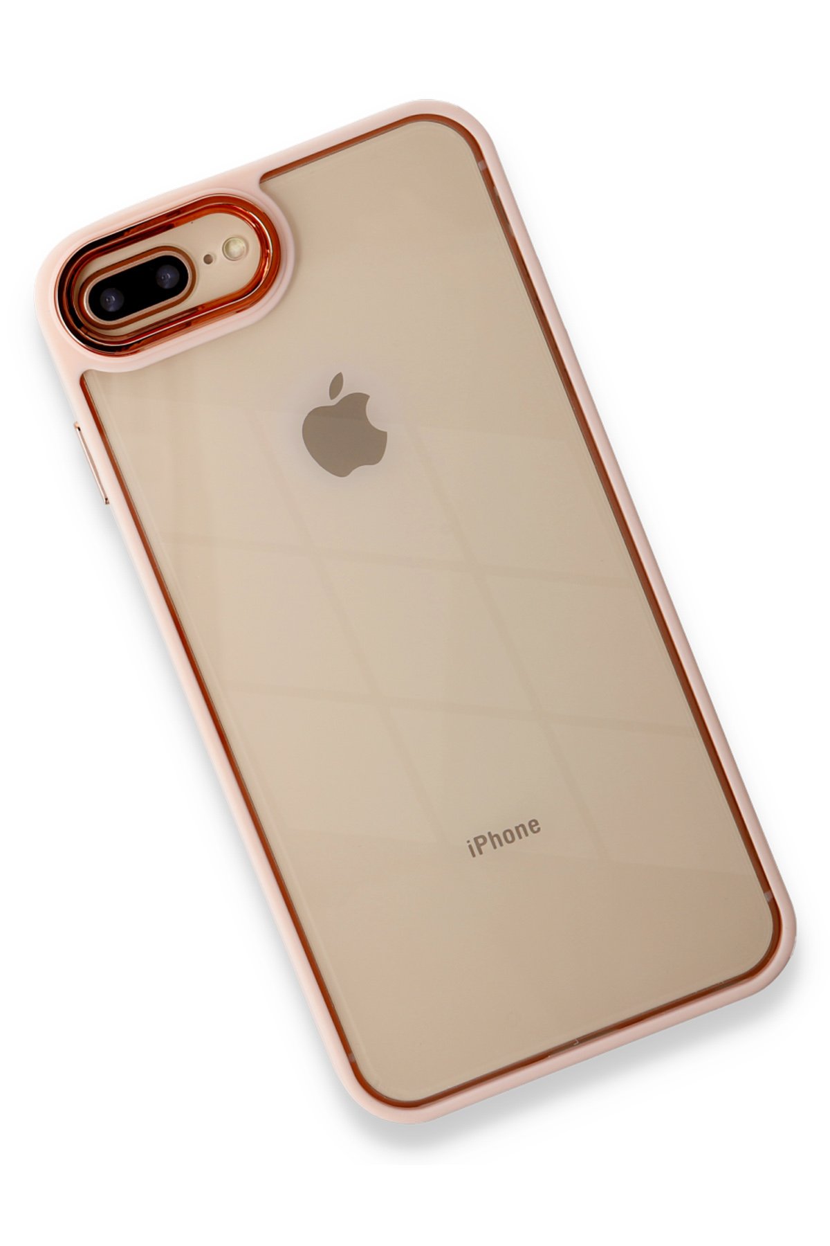 Newface iPhone 7 Plus Kılıf PP Ultra İnce Kapak - Sarı