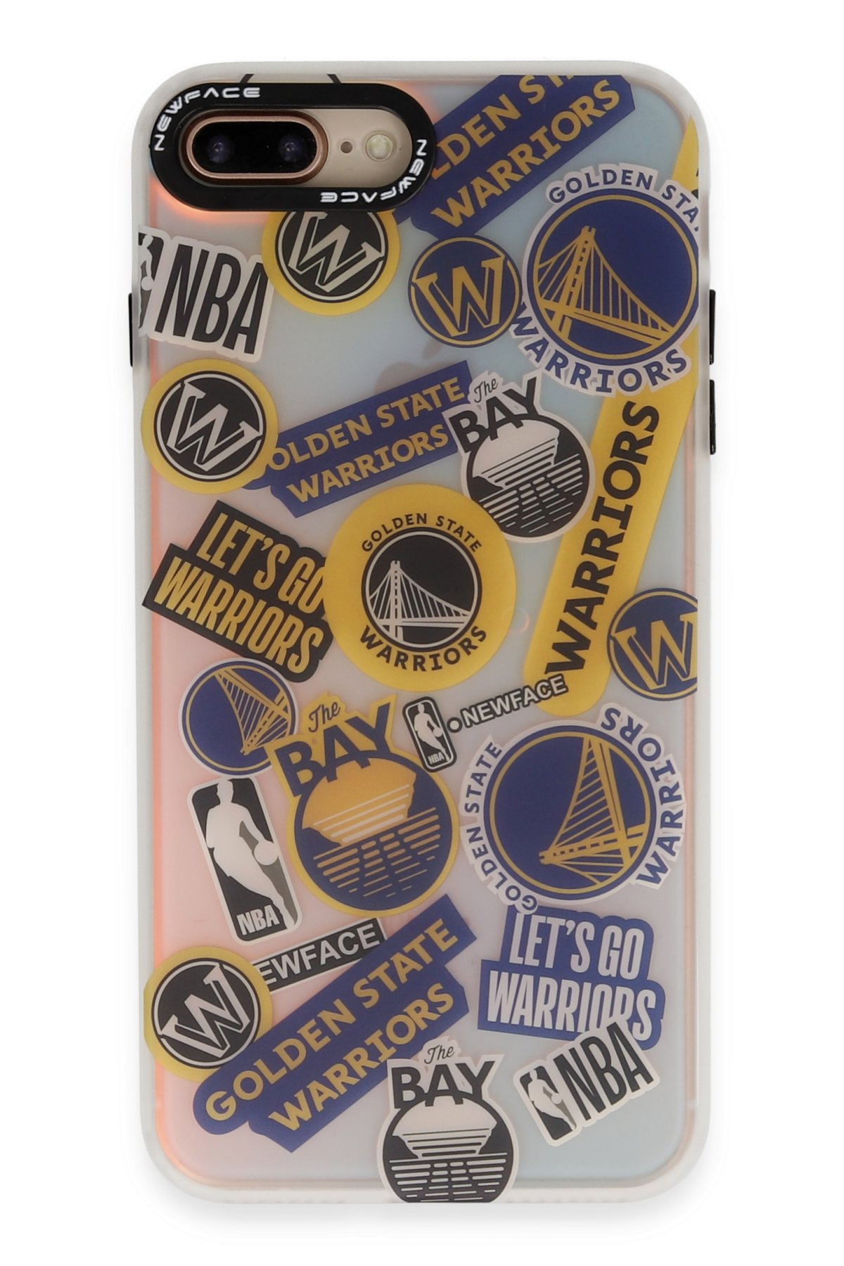 Newface iPhone 7 Plus Kılıf Coco Elit Kapak - Mavi