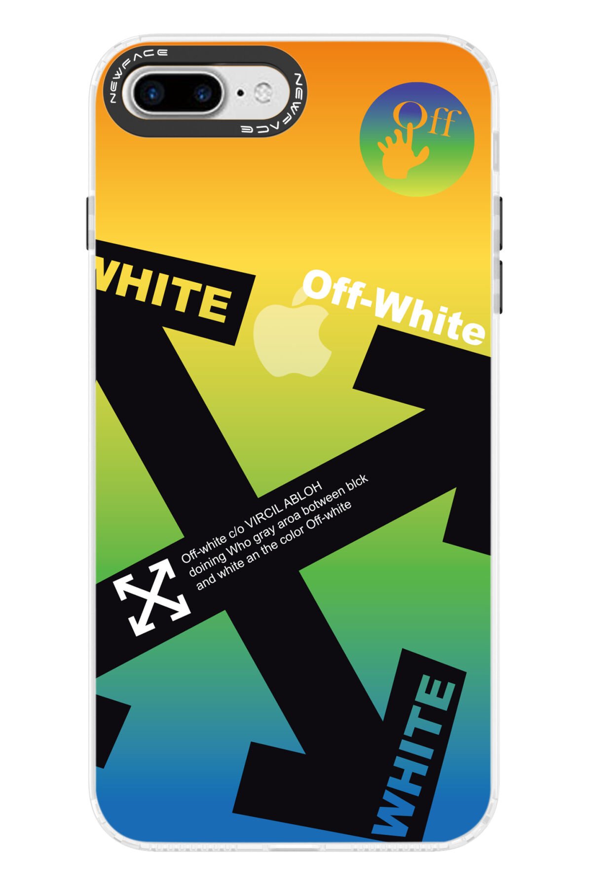 Newface iPhone 7 Plus Kılıf Esila Silikon - Kırmızı