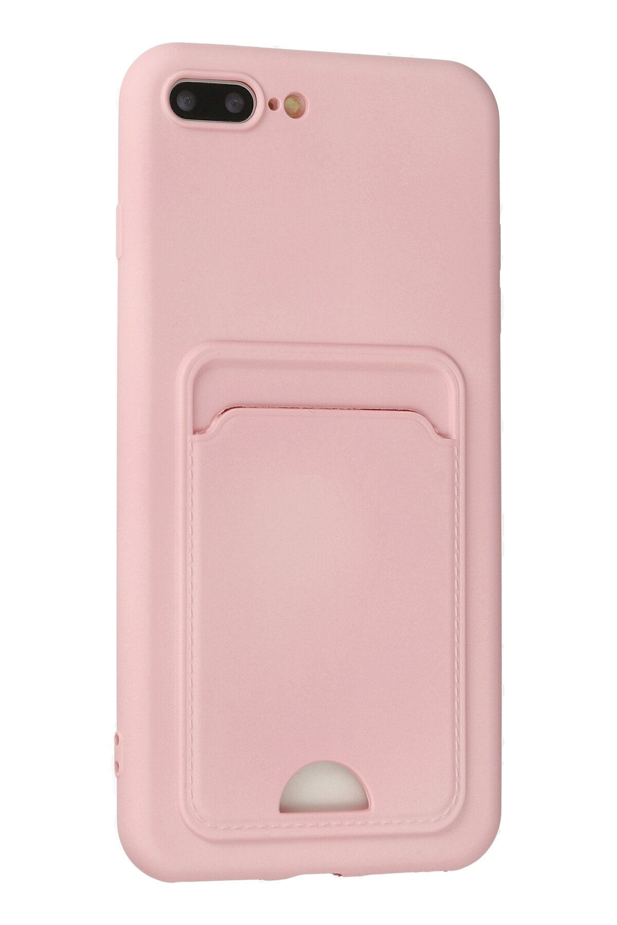 Newface iPhone 7 Plus Kılıf Lansman Legant Silikon - Açık Pembe