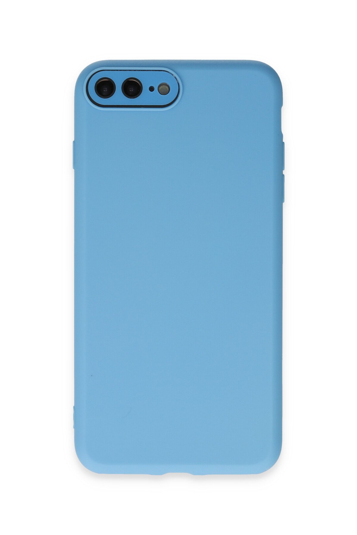 Newface iPhone 7 Plus Kılıf Color Lens Silikon - Kırmızı