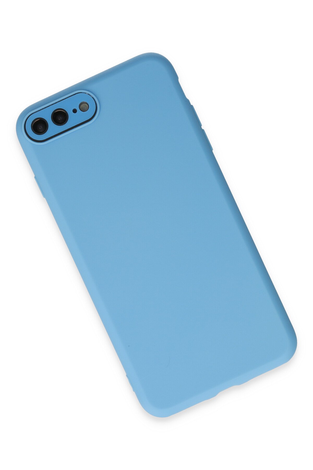 Newface iPhone 7 Plus Kılıf Color Lens Silikon - Kırmızı