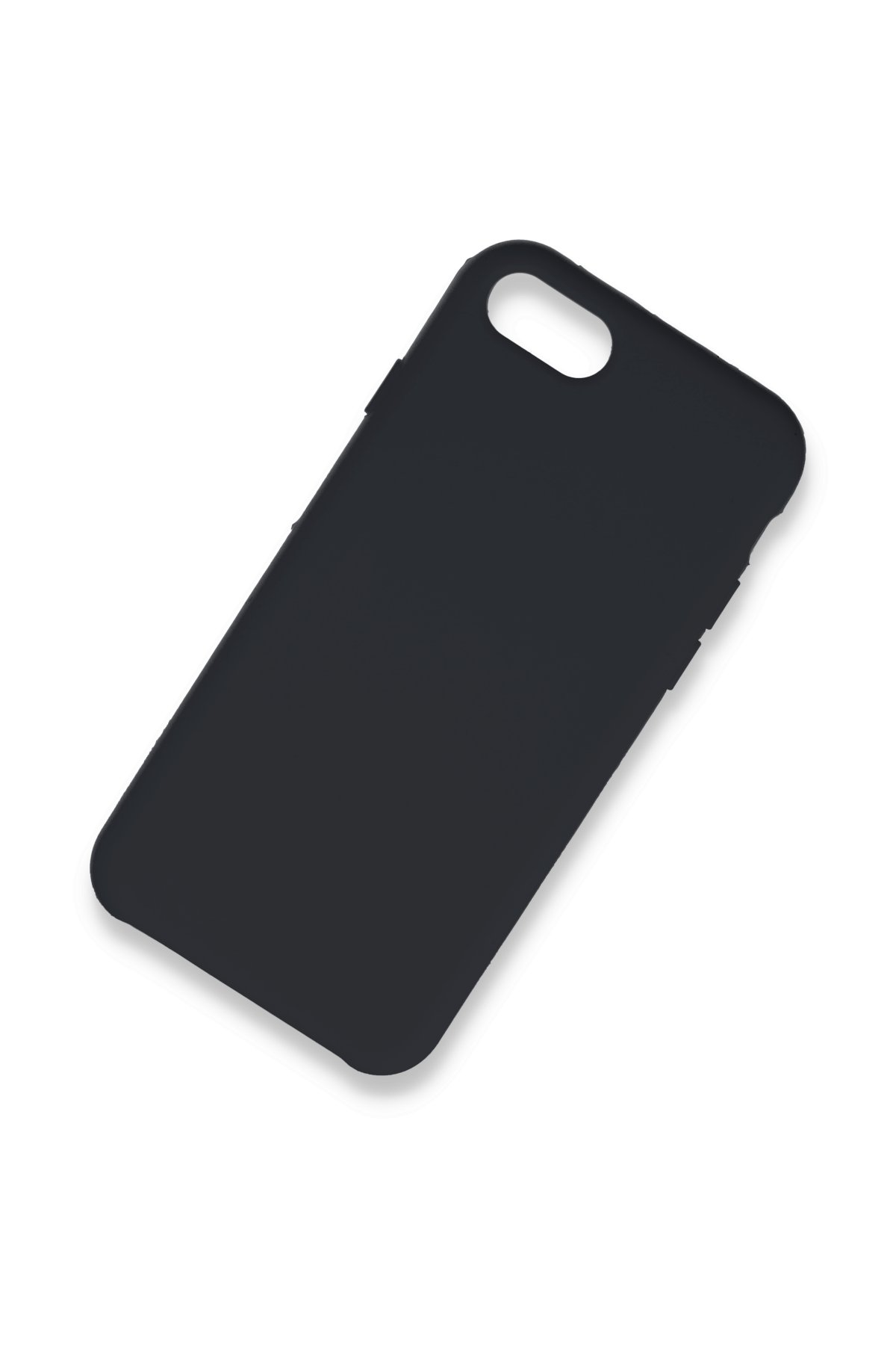 Newface iPhone 8 Plus Kılıf Palm Buzlu Kamera Sürgülü Silikon - Siyah