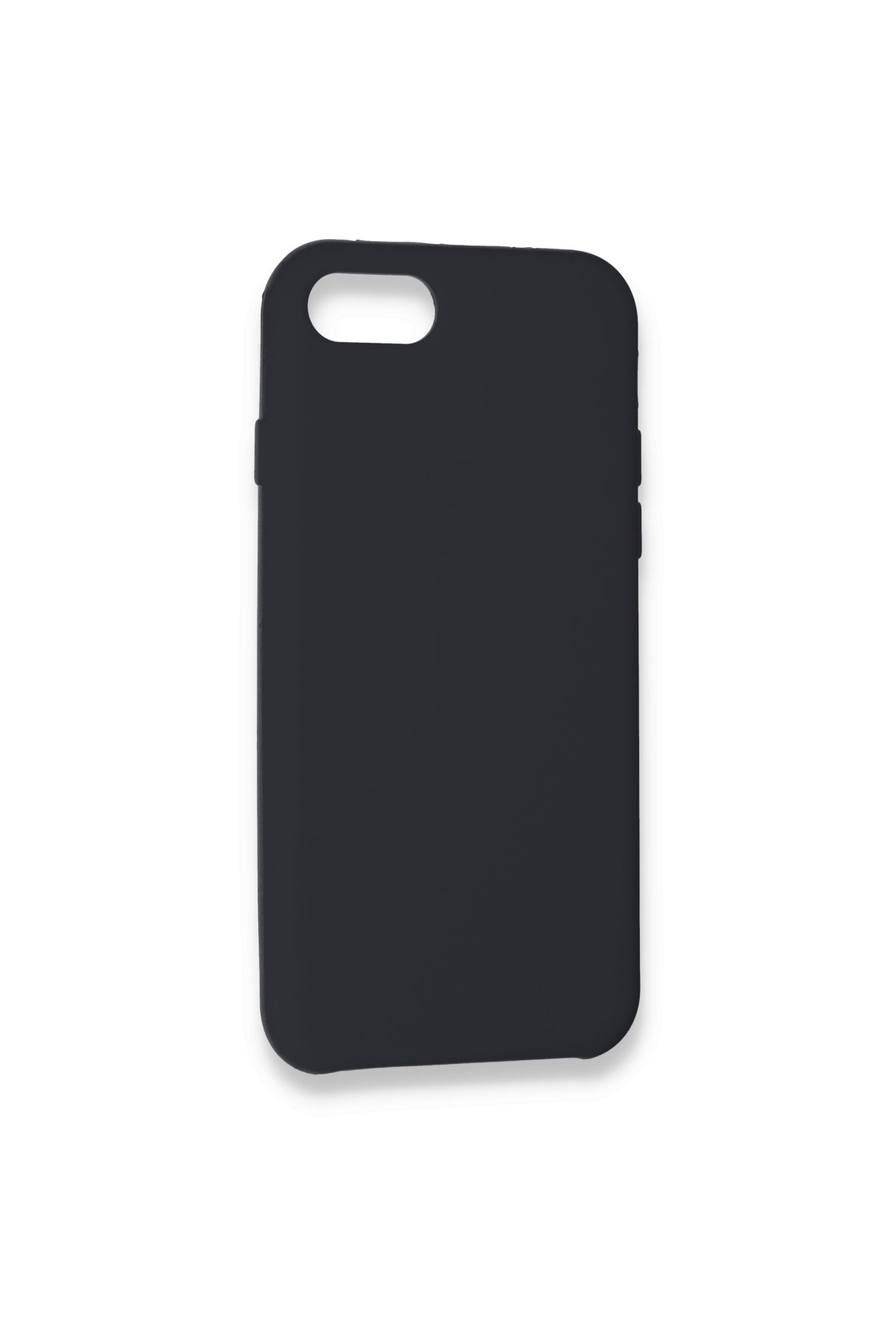 Newface iPhone 8 Plus Kılıf Palm Buzlu Kamera Sürgülü Silikon - Siyah