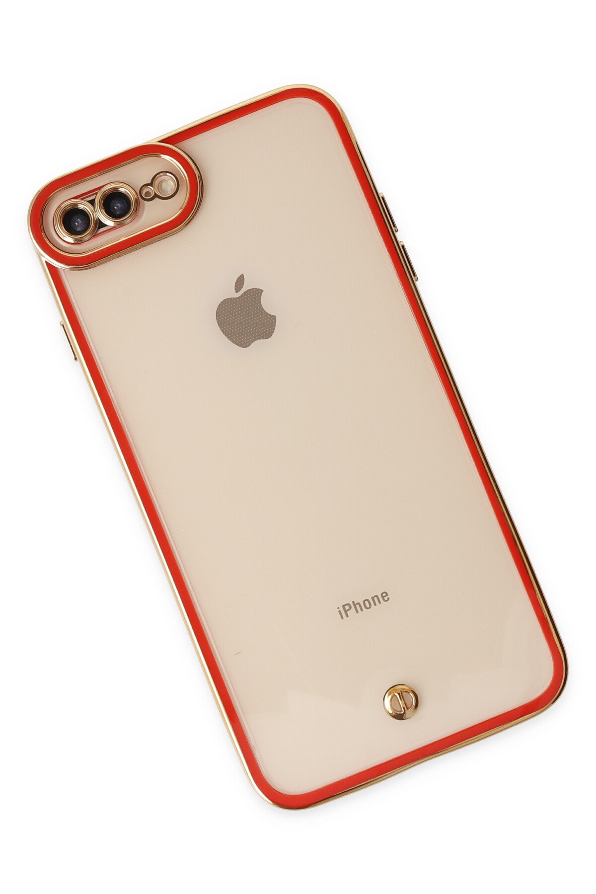 Newface iPhone 7 Plus Kılıf Coco Karbon Silikon - Kırmızı