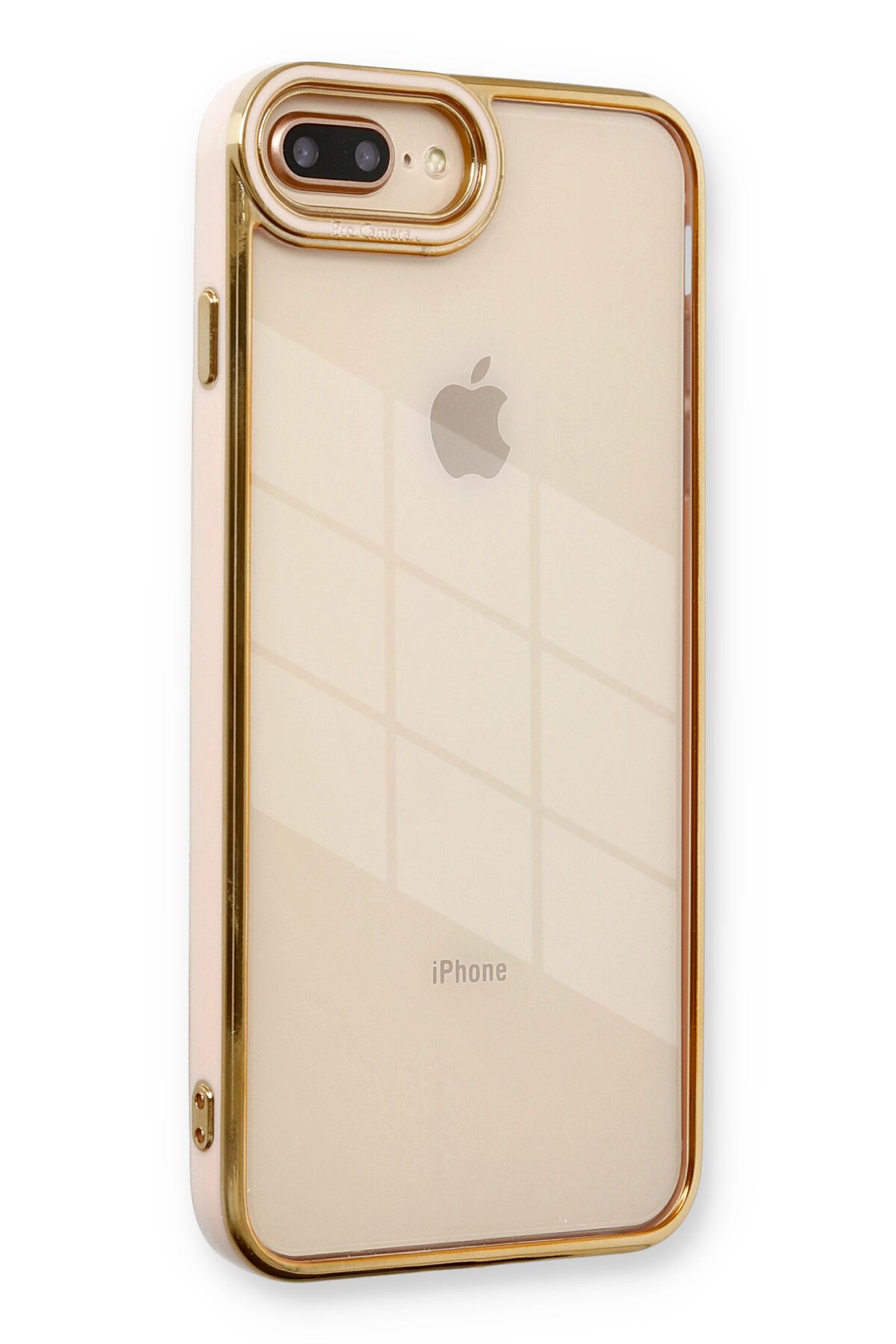 Newface iPhone 7 Plus Kılıf Coco Deri Silikon Kapak - Lila