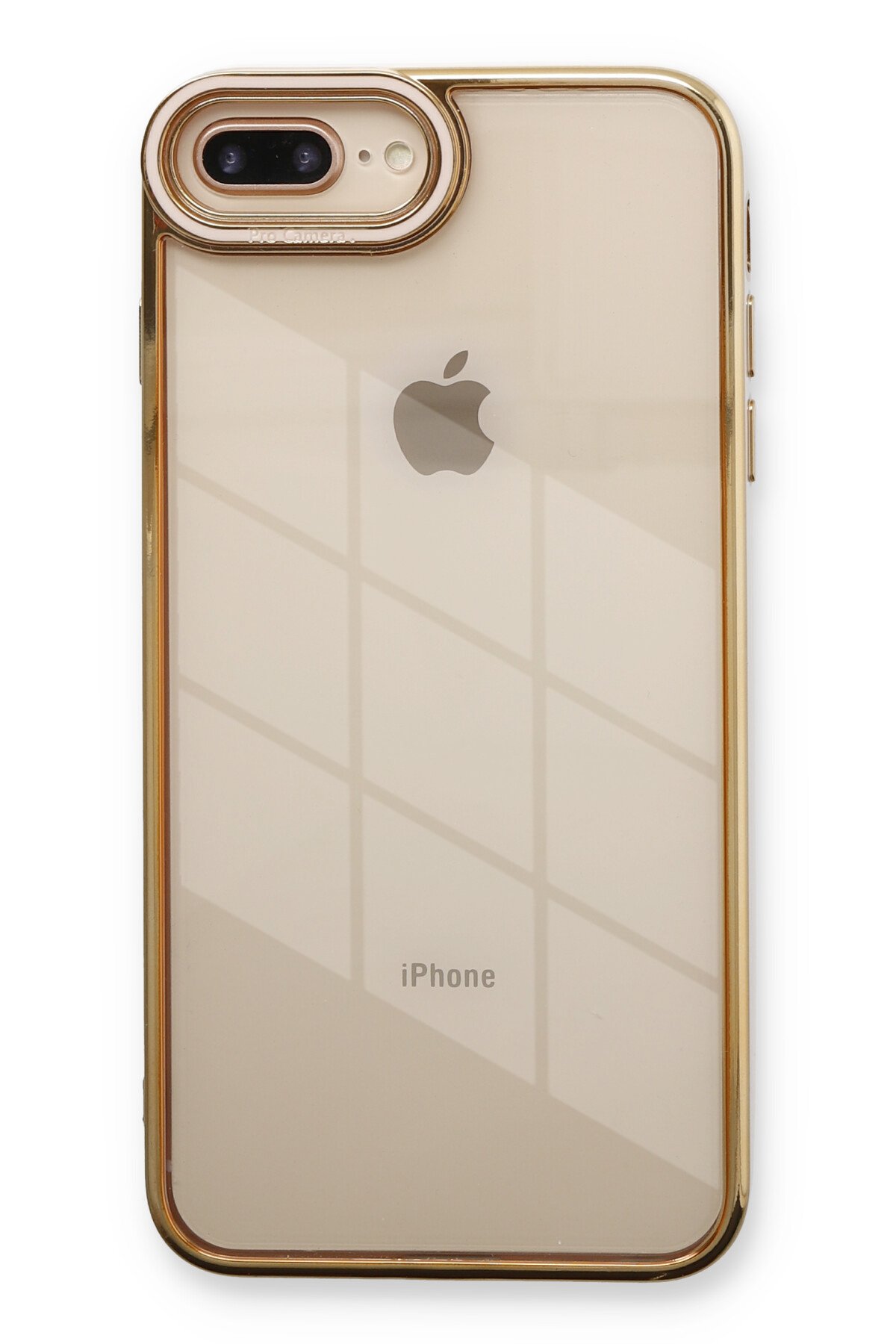Newface iPhone 7 Plus Kılıf Coco Deri Silikon Kapak - Lila