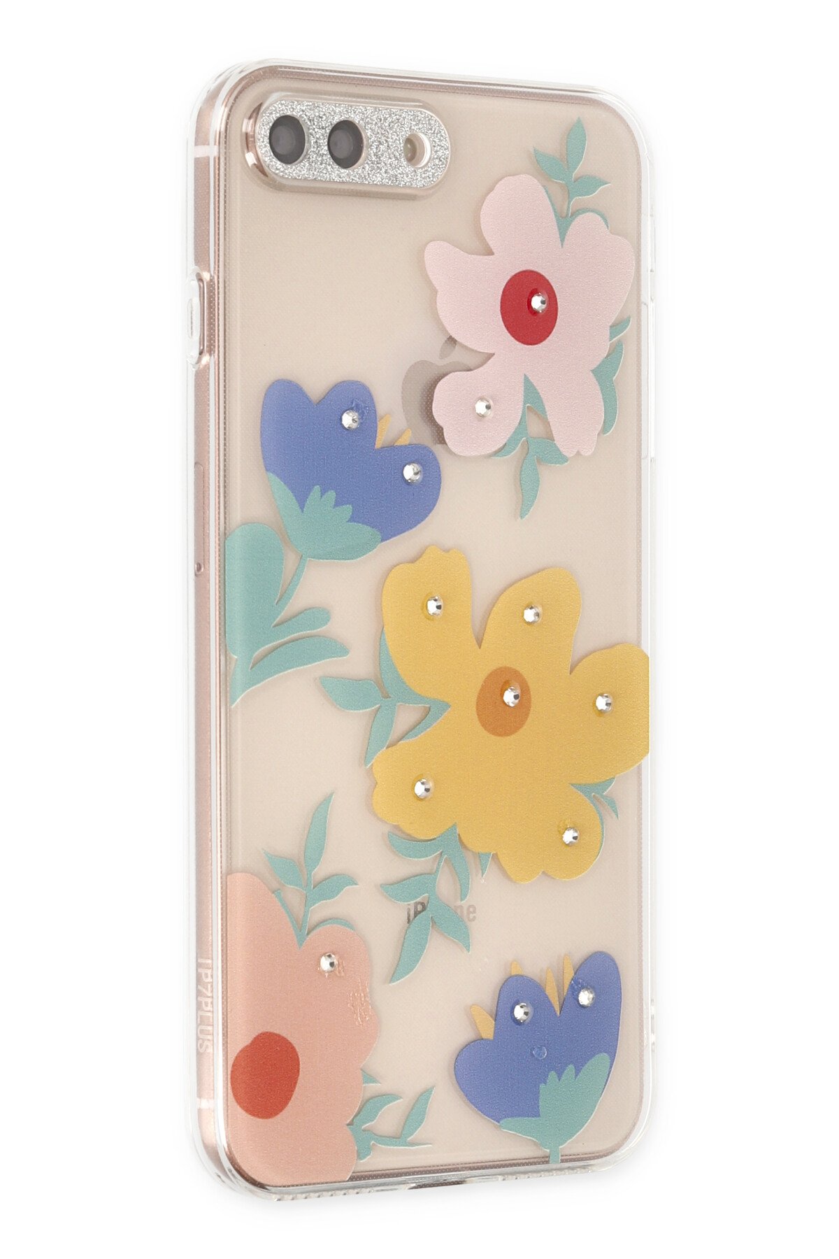 Newface iPhone 7 Plus Kılıf Esila Silikon - Mor