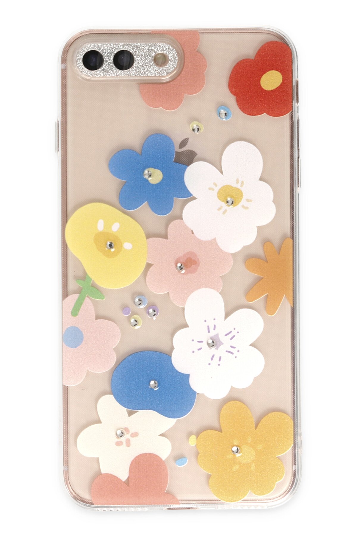 Newface iPhone 7 Plus Kılıf Coco Elit Kapak - Mavi