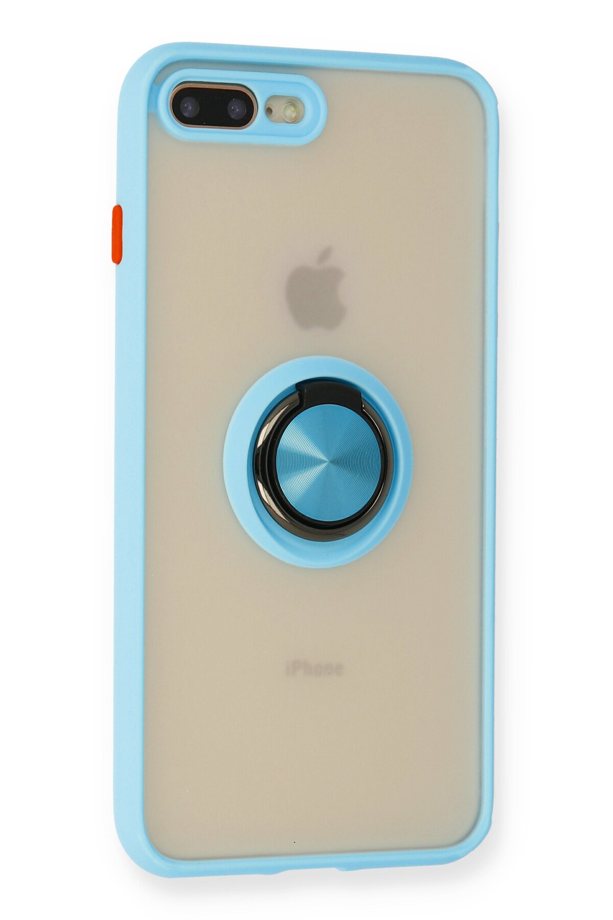 Newface iPhone 7 Plus Kılıf Volet Silikon - Açık Yeşil