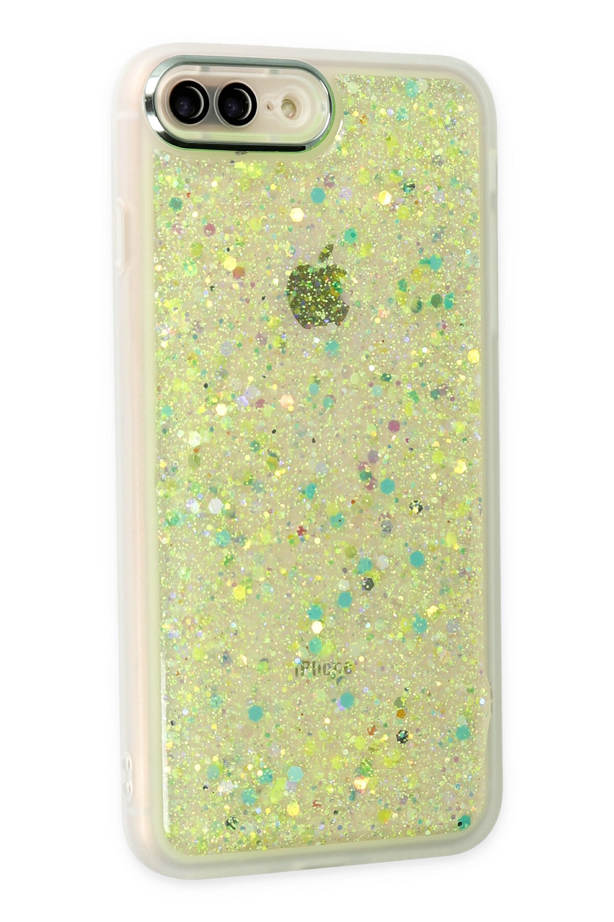 Newface iPhone 7 Plus Kılıf Pars Lens Yüzüklü Silikon - Lacivert