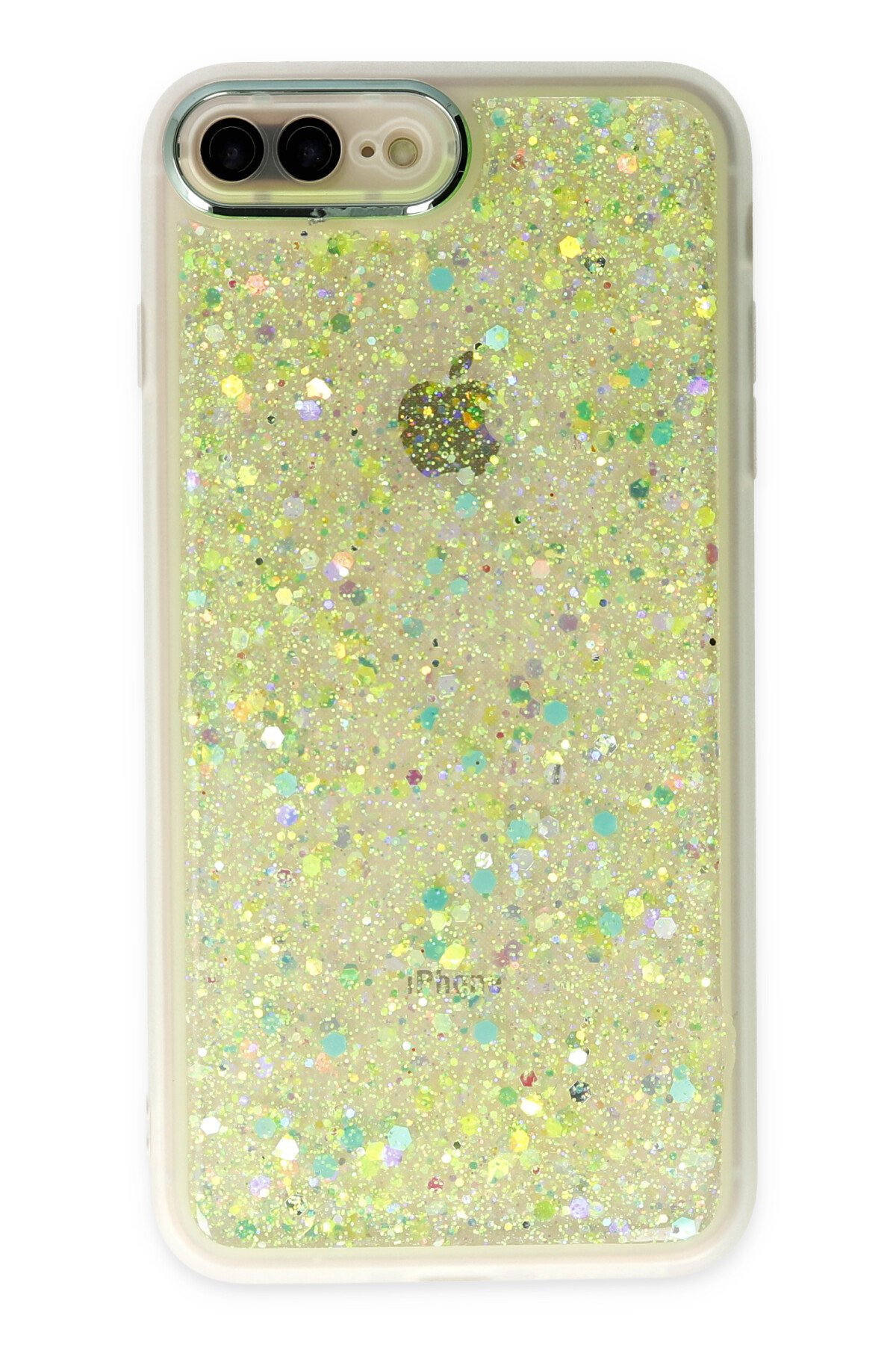 Newface iPhone 7 Plus Kılıf Pars Lens Yüzüklü Silikon - Lacivert