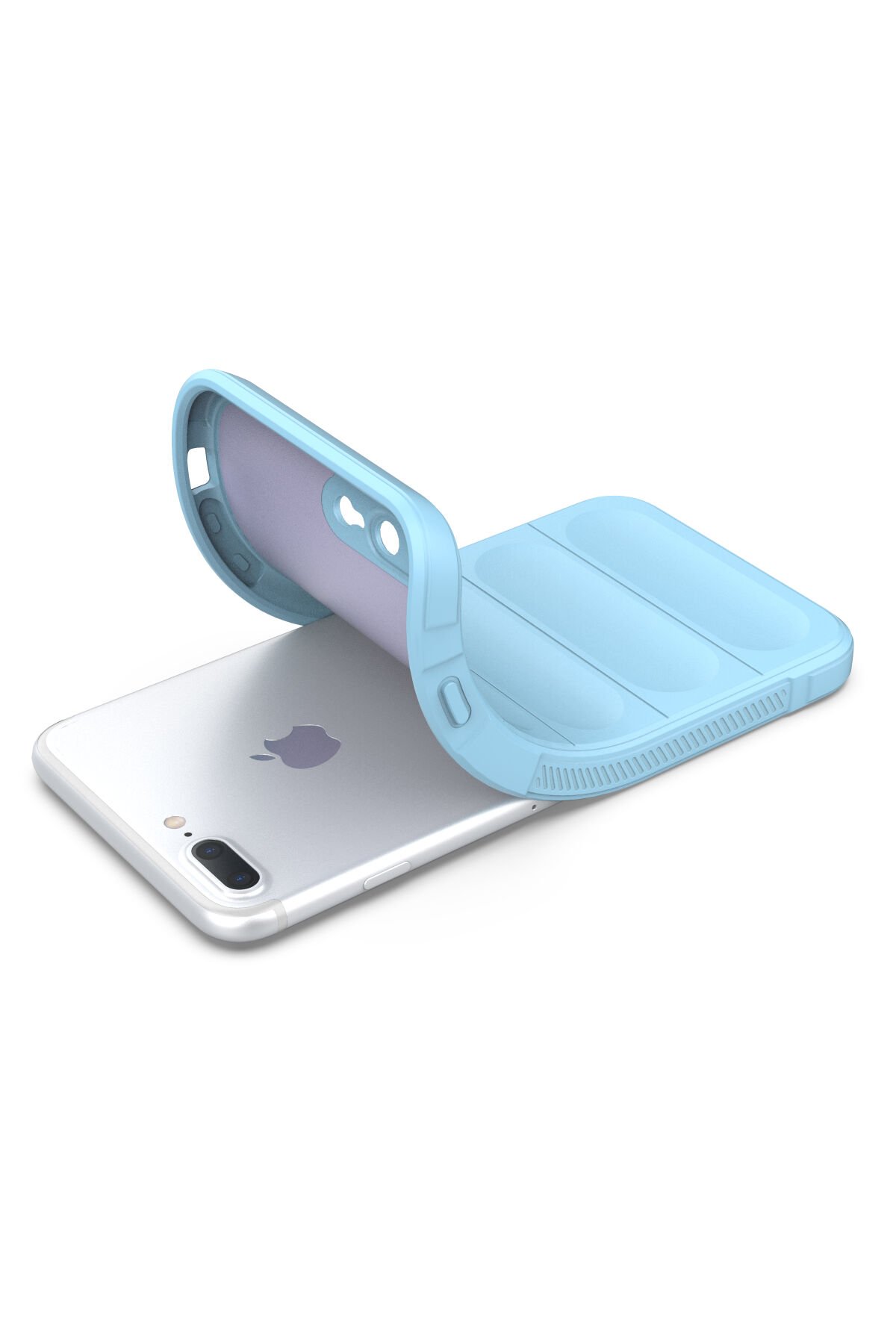 Newface iPhone 7 Plus Kılıf Esila Silikon - Kırmızı