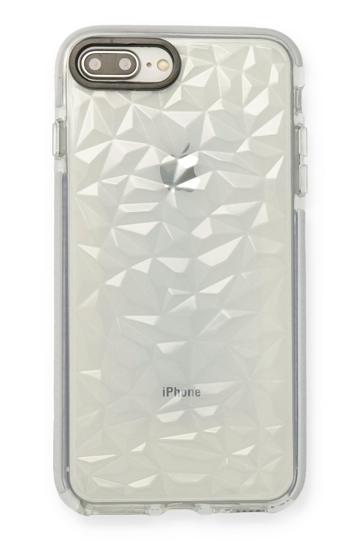 Newface iPhone 8 Plus Kılıf Kelvin Kartvizitli Silikon - Lacivert