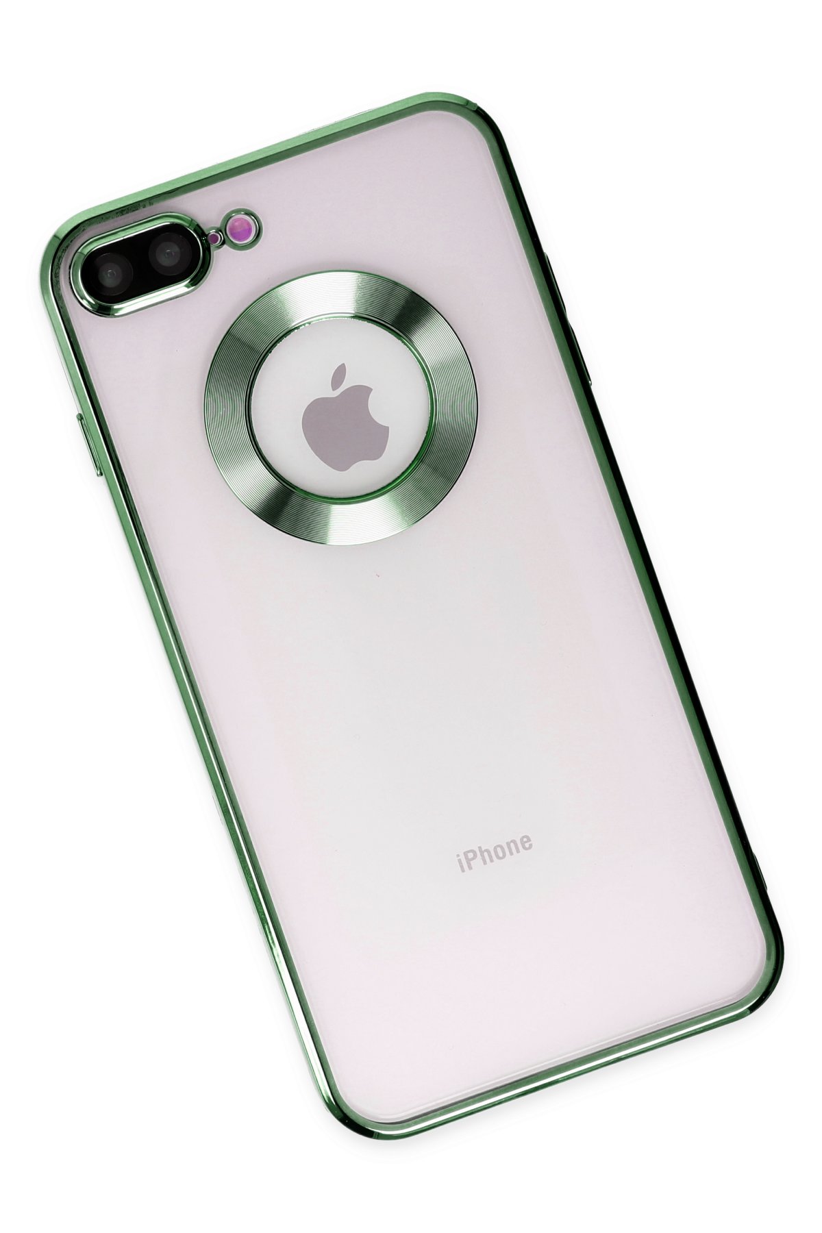 Newface iPhone 7 Plus Kılıf Zuma Kartvizitli Yüzüklü Silikon - Pembe
