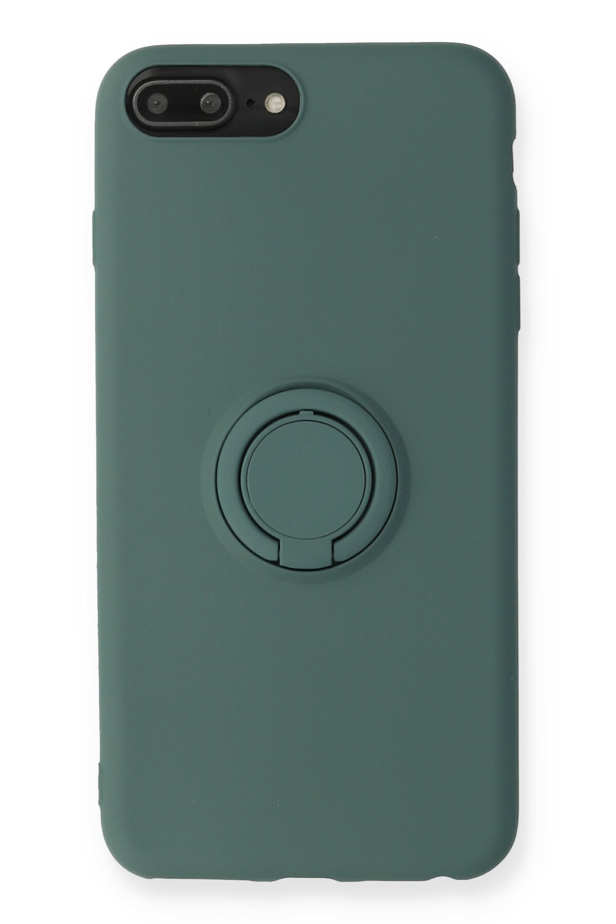 Newface iPhone 7 Plus Kılıf Platin Silikon - Yeşil
