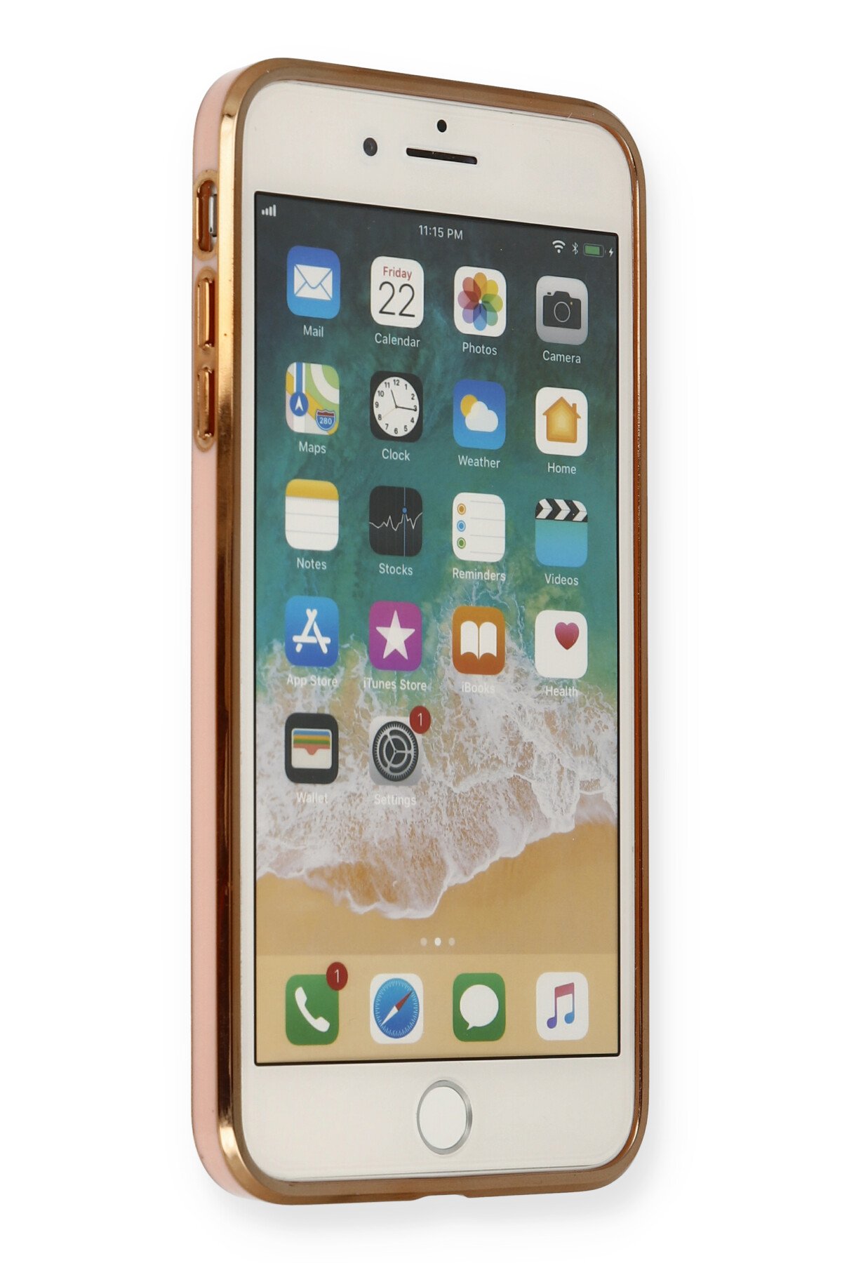 Newface iPhone 8 Plus 3D Antistatik Cam Ekran Koruyucu - Beyaz