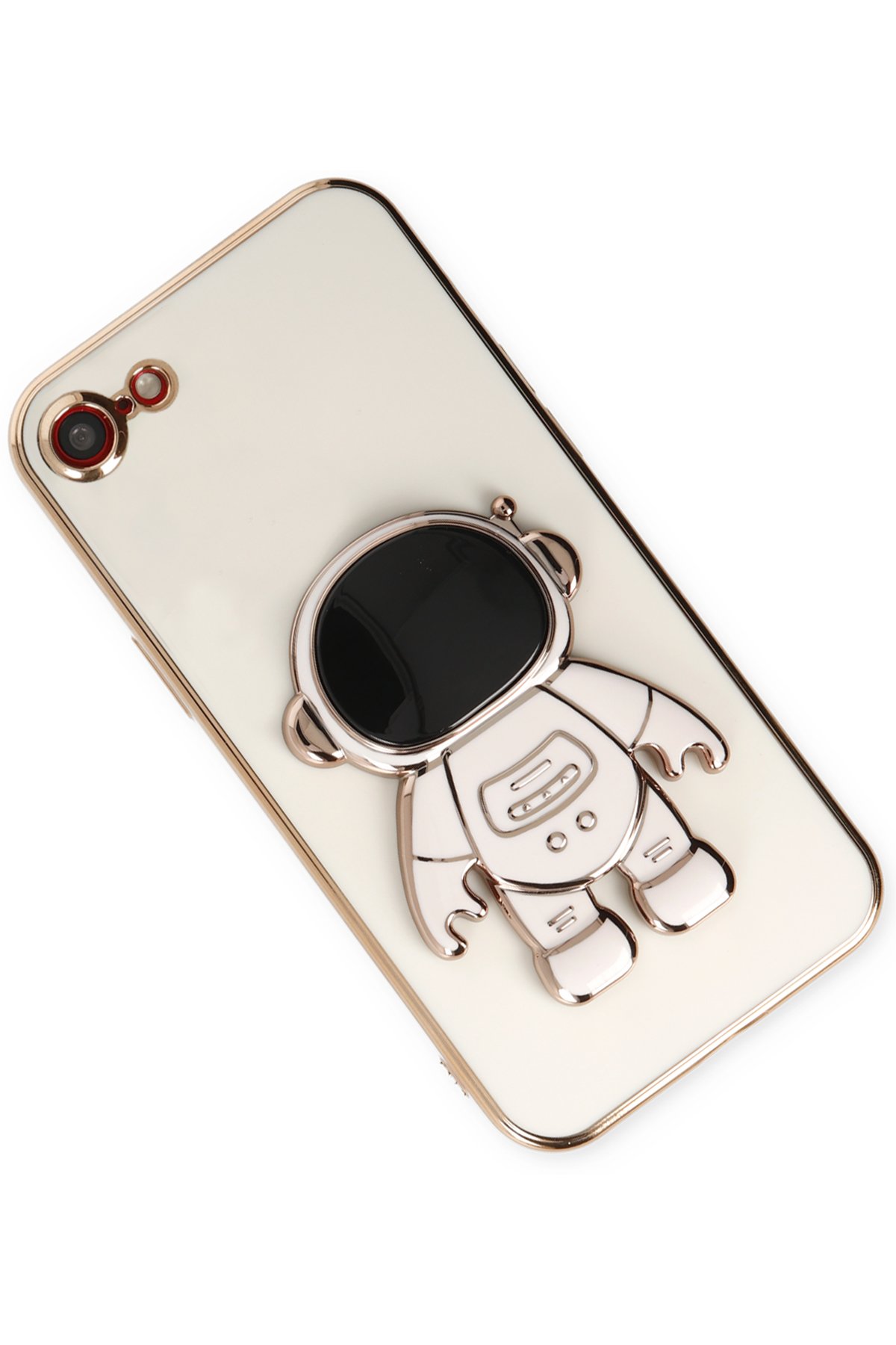 Newface iPhone 8 Kılıf Zuma Kartvizitli Yüzüklü Silikon - Lila