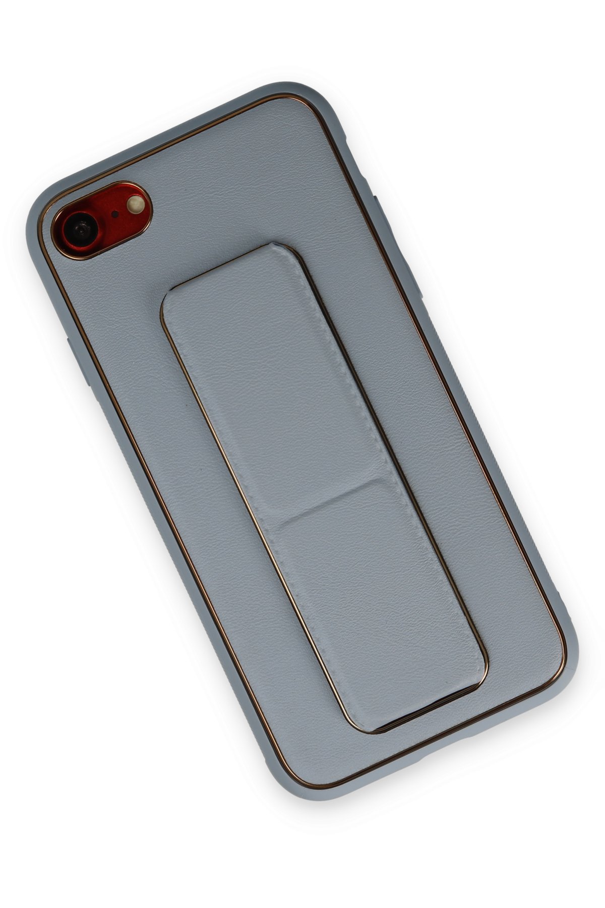 Newface iPhone 8 Kılıf Palm Buzlu Kamera Sürgülü Silikon - Pembe