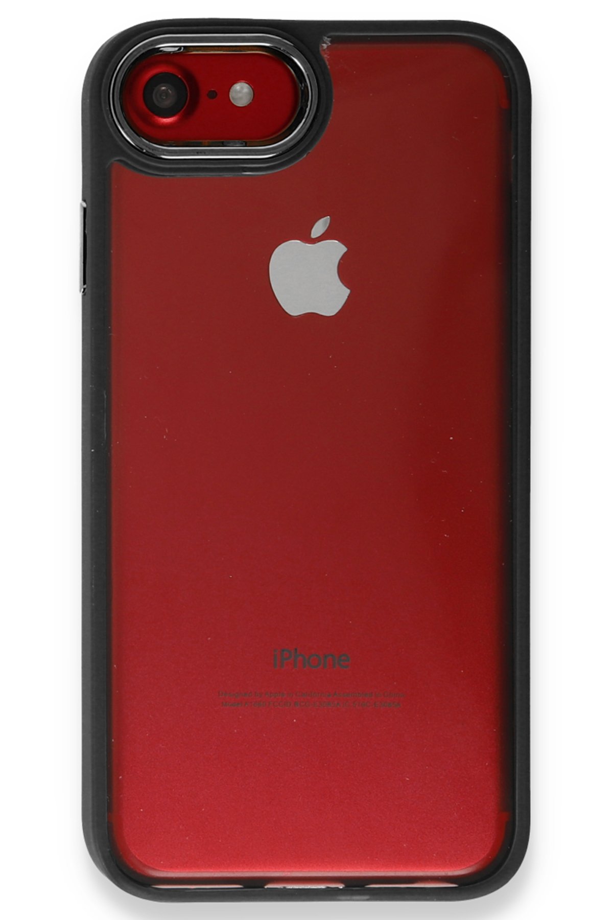 Newface iPhone 8 Kılıf First Silikon - Bordo