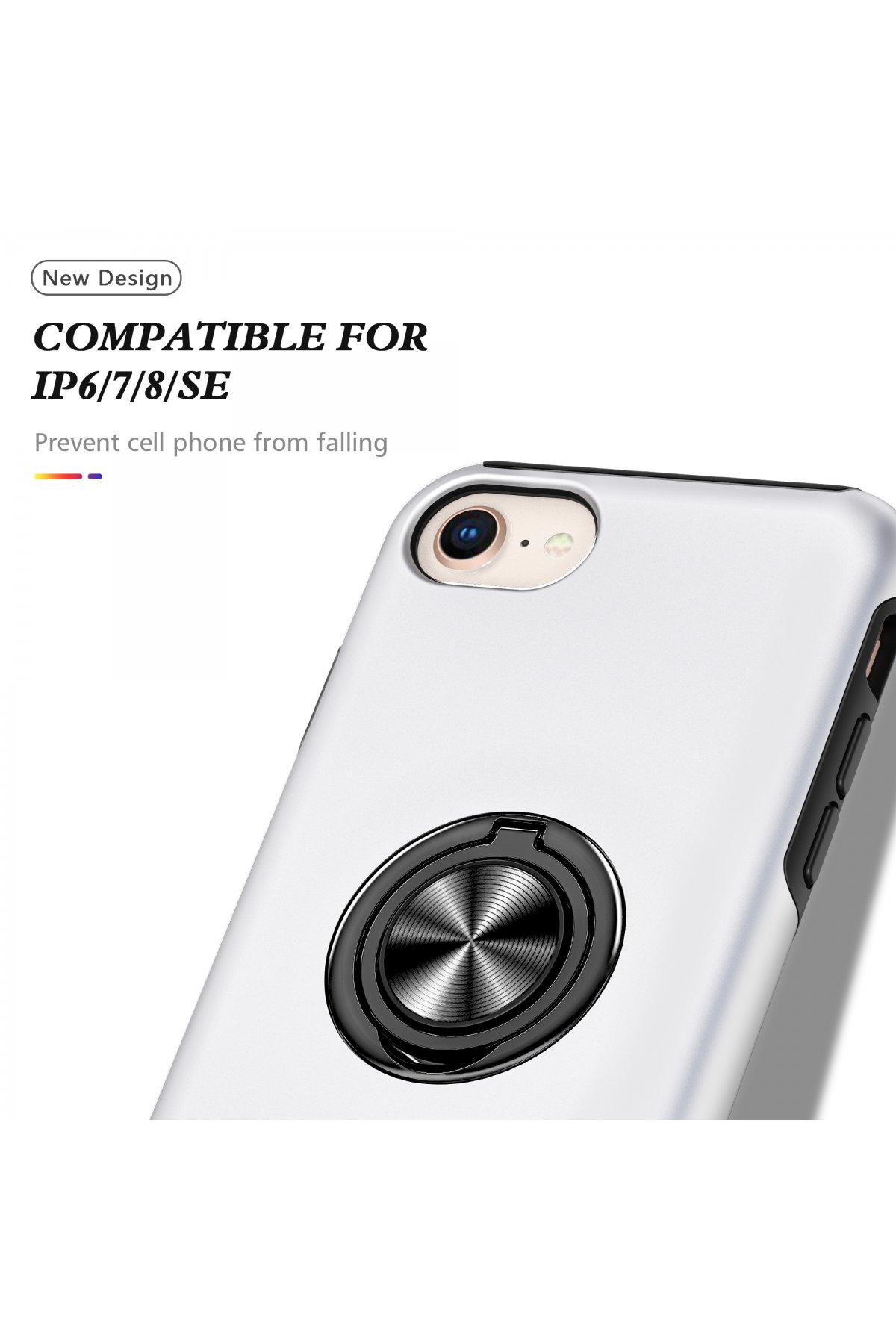 Newface iPhone 8 Kılıf Platin Silikon - Mavi