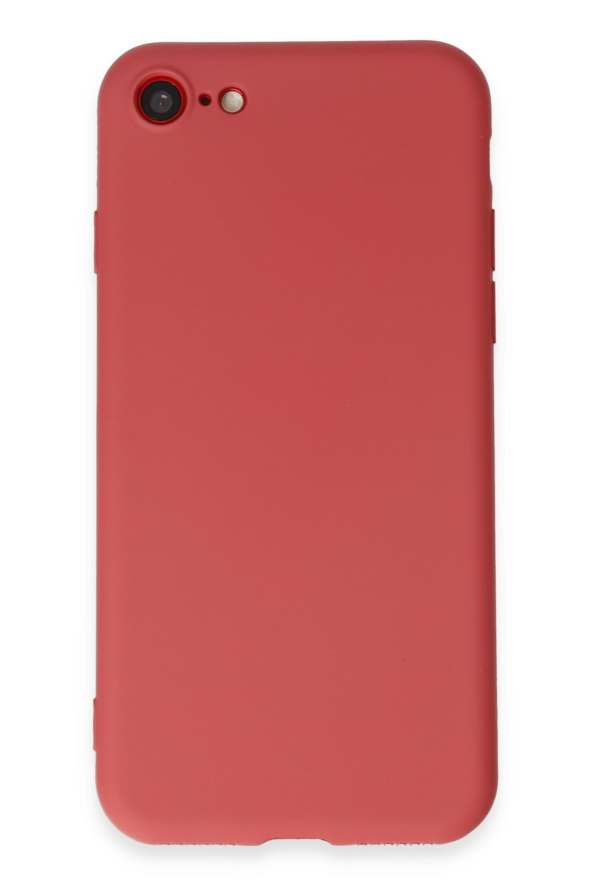 Newface iPhone 8 Kılıf Sofya Yüzüklü Silikon Kapak - Rose