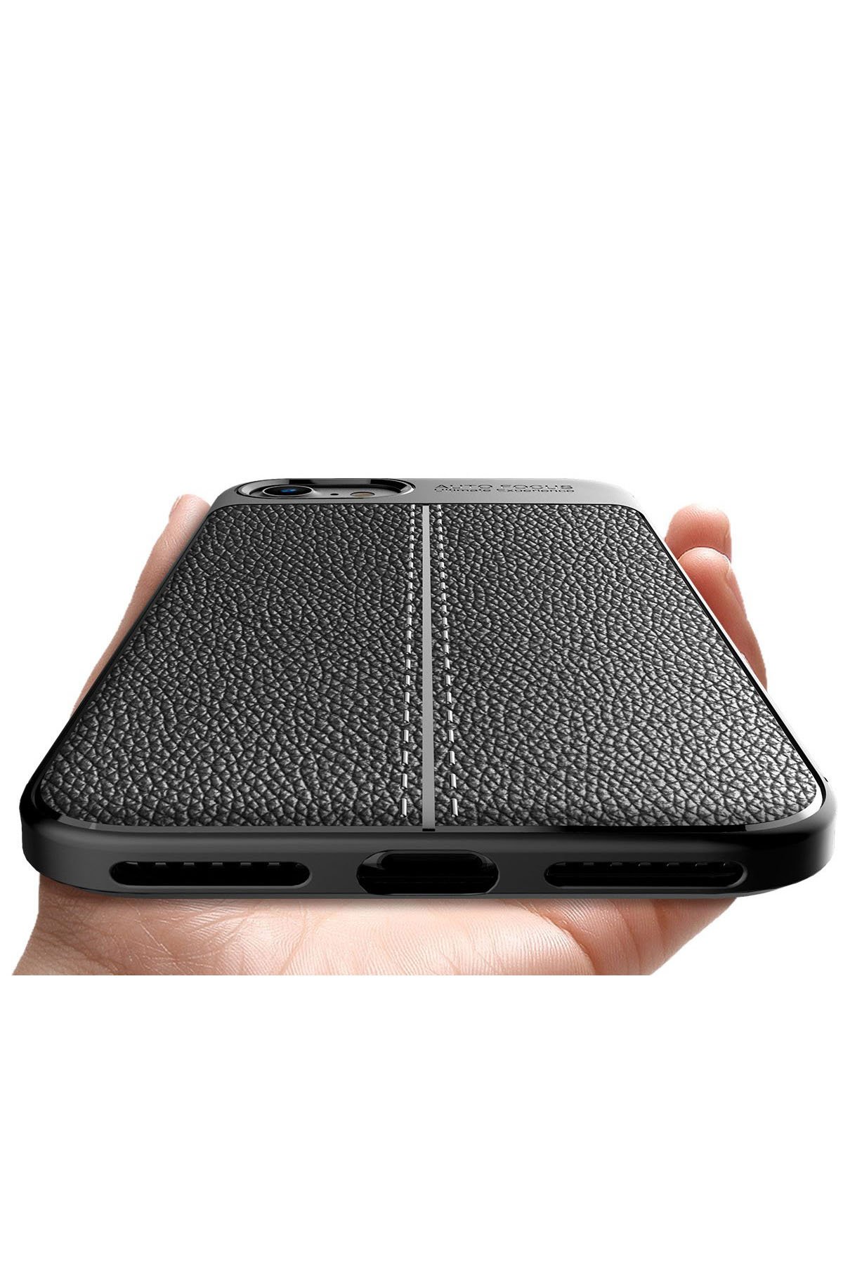 Newface iPhone 8 Kılıf Coco Karbon Silikon - Yeşil