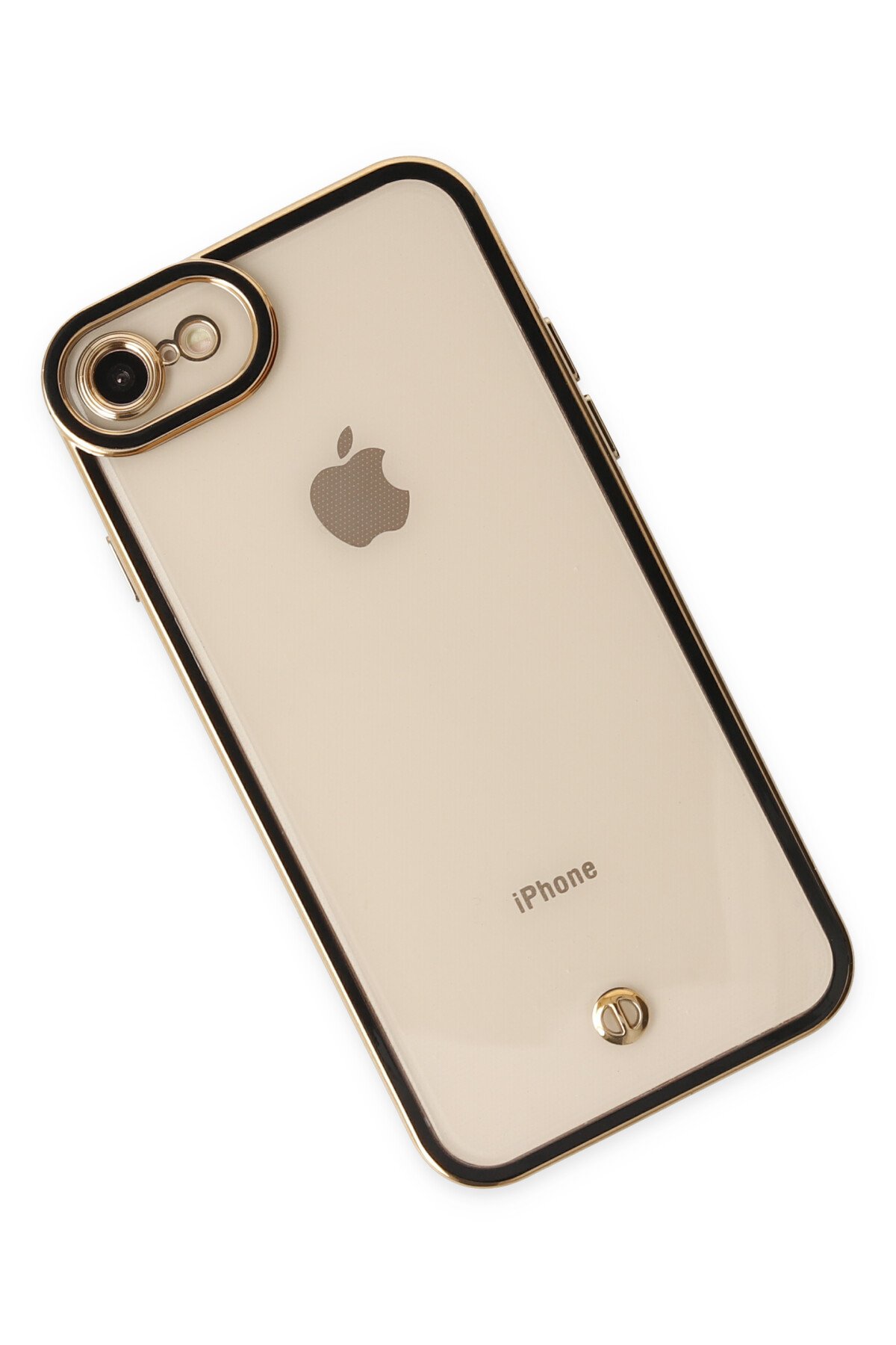 Newface iPhone 8 Kılıf Daisy Simli Magsafe Kapak - Gold