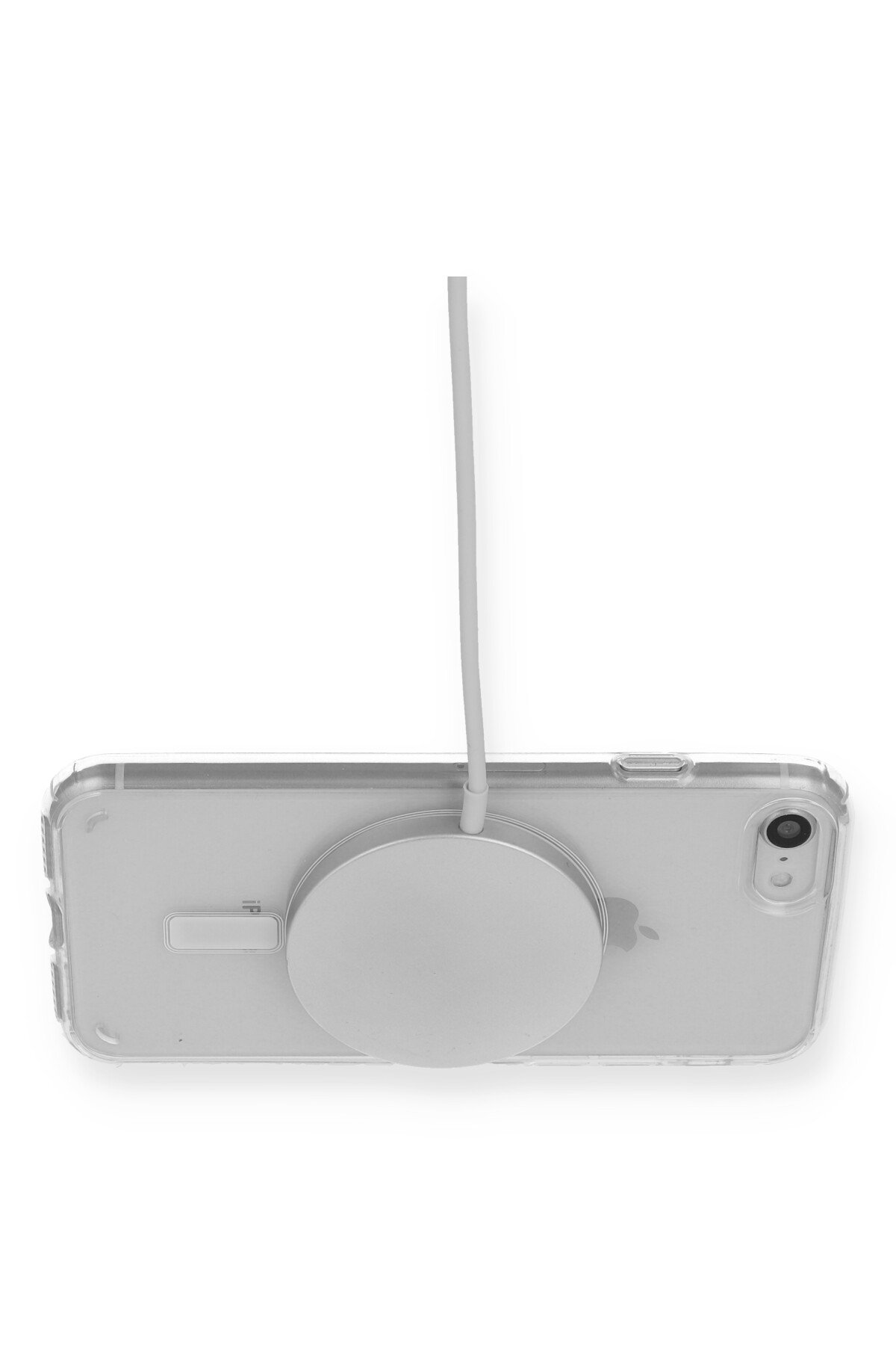 Newface iPhone 8 Kılıf Zegna Yüzüklü Silikon Kapak - Rose