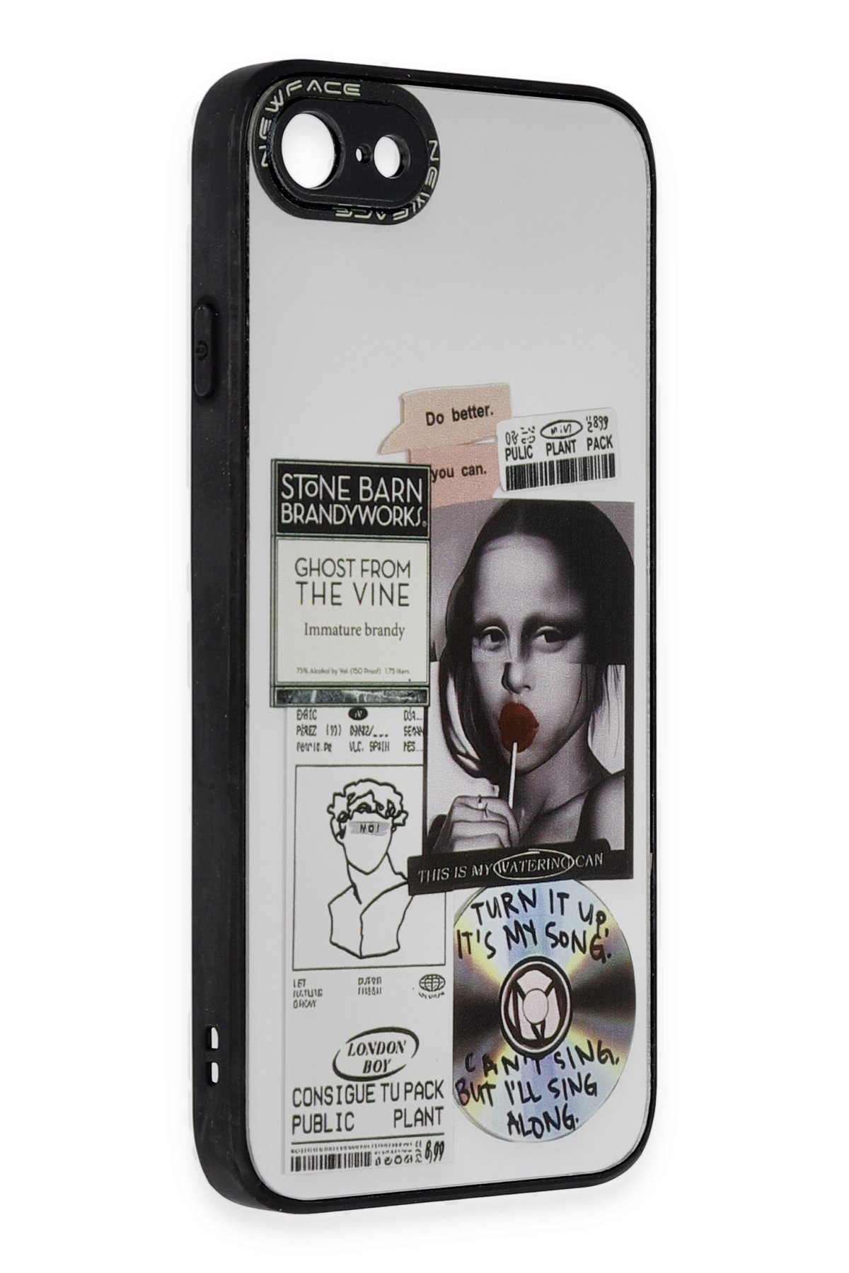 Newface iPhone 8 Kılıf Platin Silikon - Kırmızı