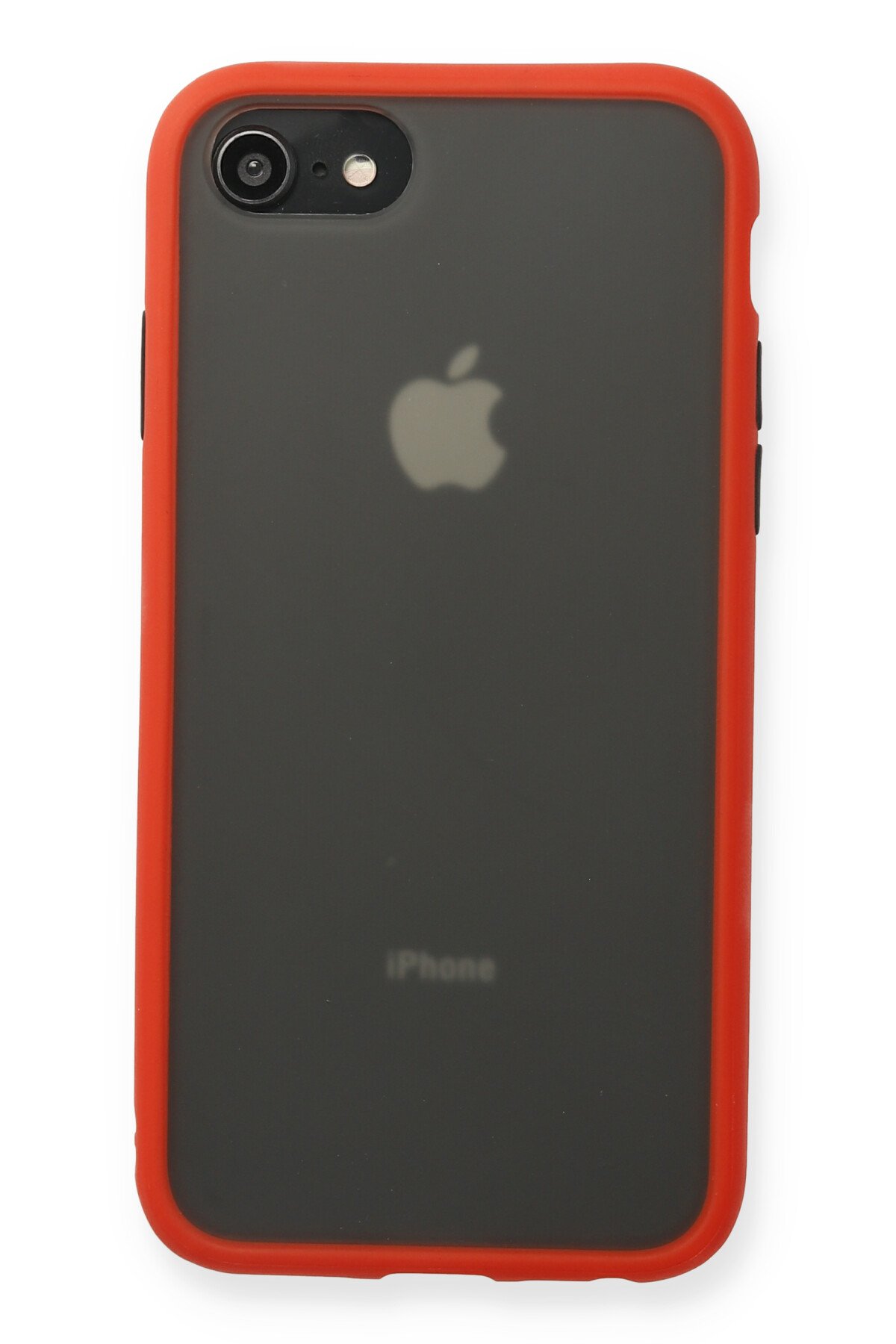 Newface iPhone 8 Kılıf First Silikon - Parlak Turuncu