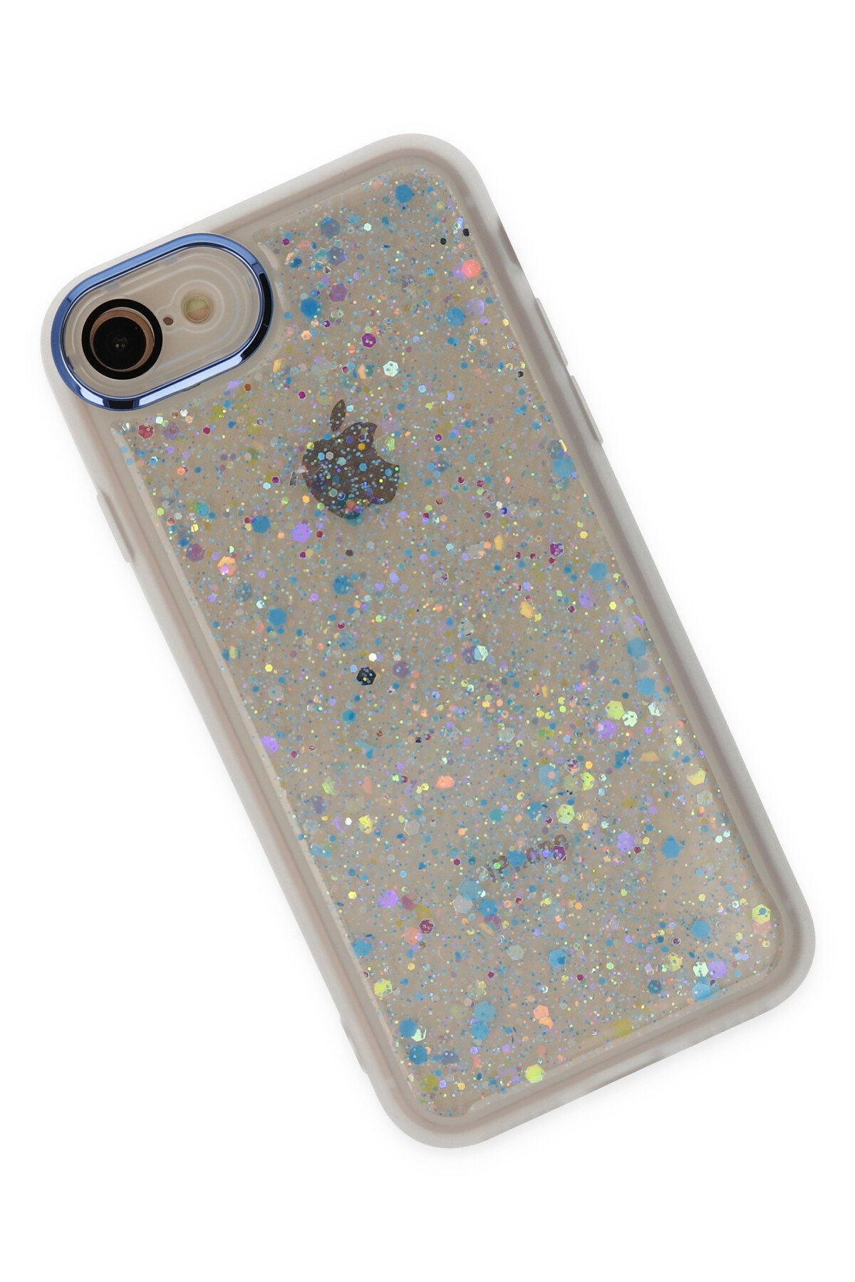 Newface iPhone 8 Kılıf First Silikon - Pudra