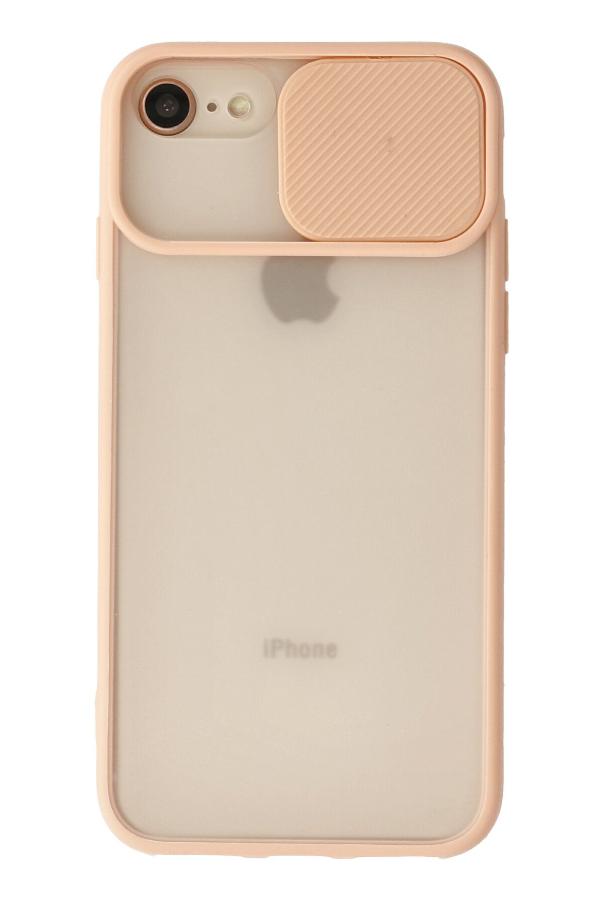 Newface iPhone 8 Kılıf Mega Standlı Silikon - Gold