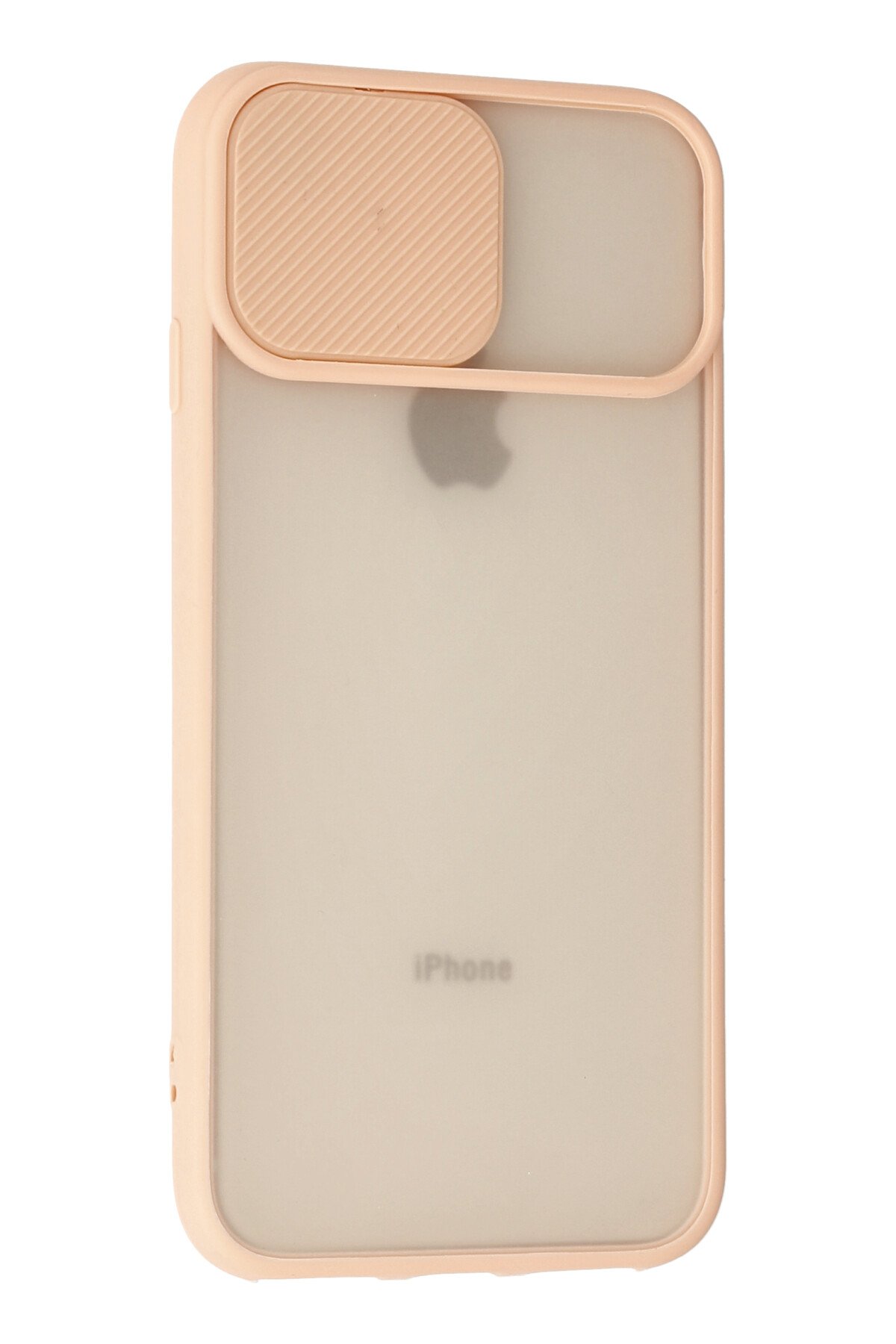 Newface iPhone 8 Kılıf Mega Standlı Silikon - Gold