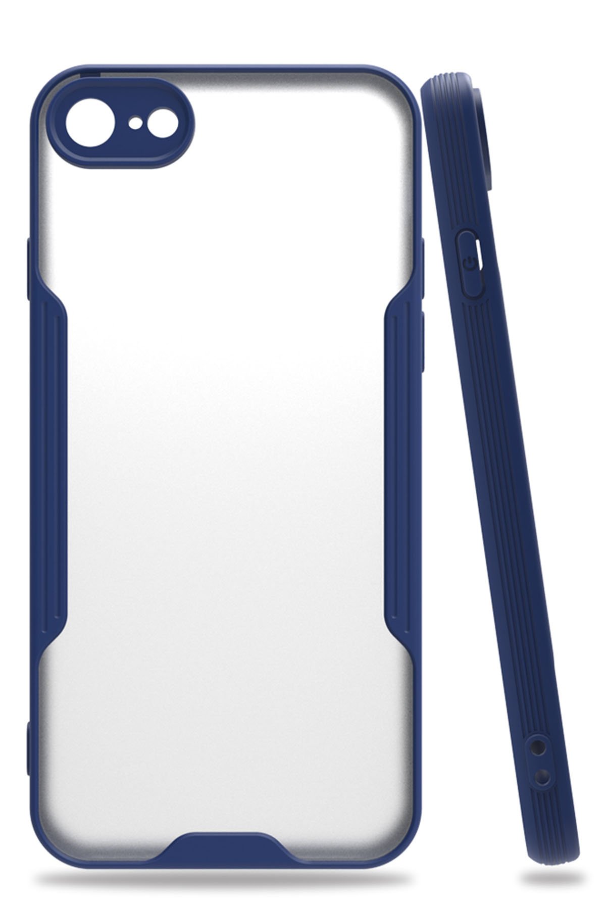 Newface iPhone 8 Kılıf Slot Silikon - Kırmızı