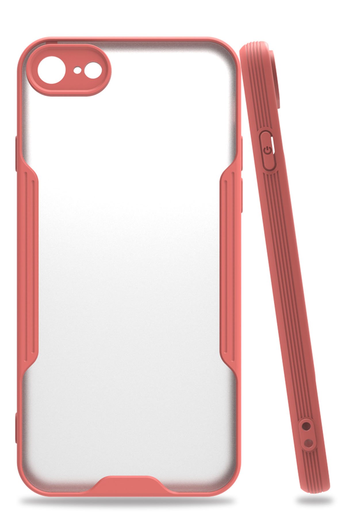 Newface iPhone 8 Kılıf Lansman Glass Kapak - Sky Blue