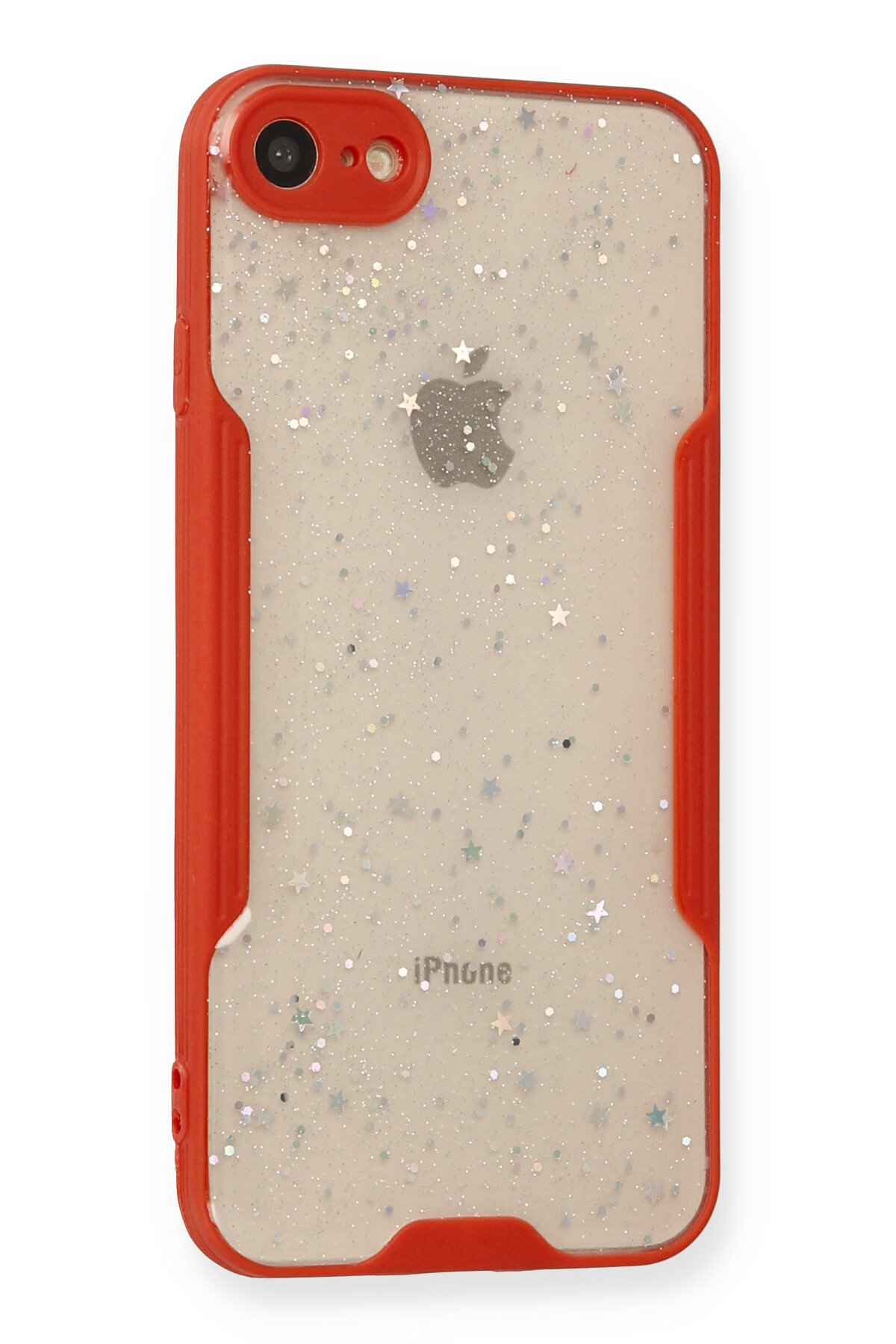 Newface iPhone 8 Kılıf First Silikon - Bordo