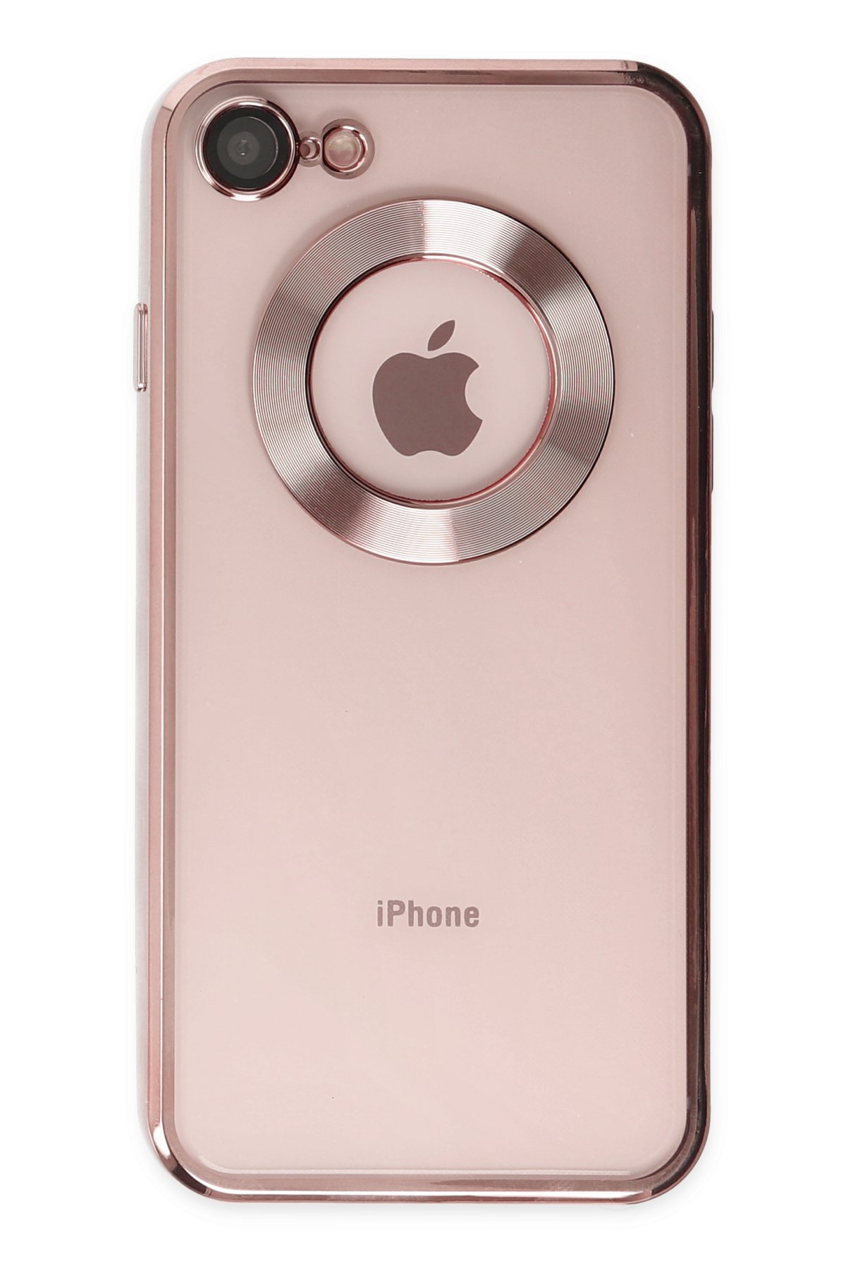 Newface iPhone 8 Kılıf Palm Buzlu Kamera Sürgülü Silikon - Lila