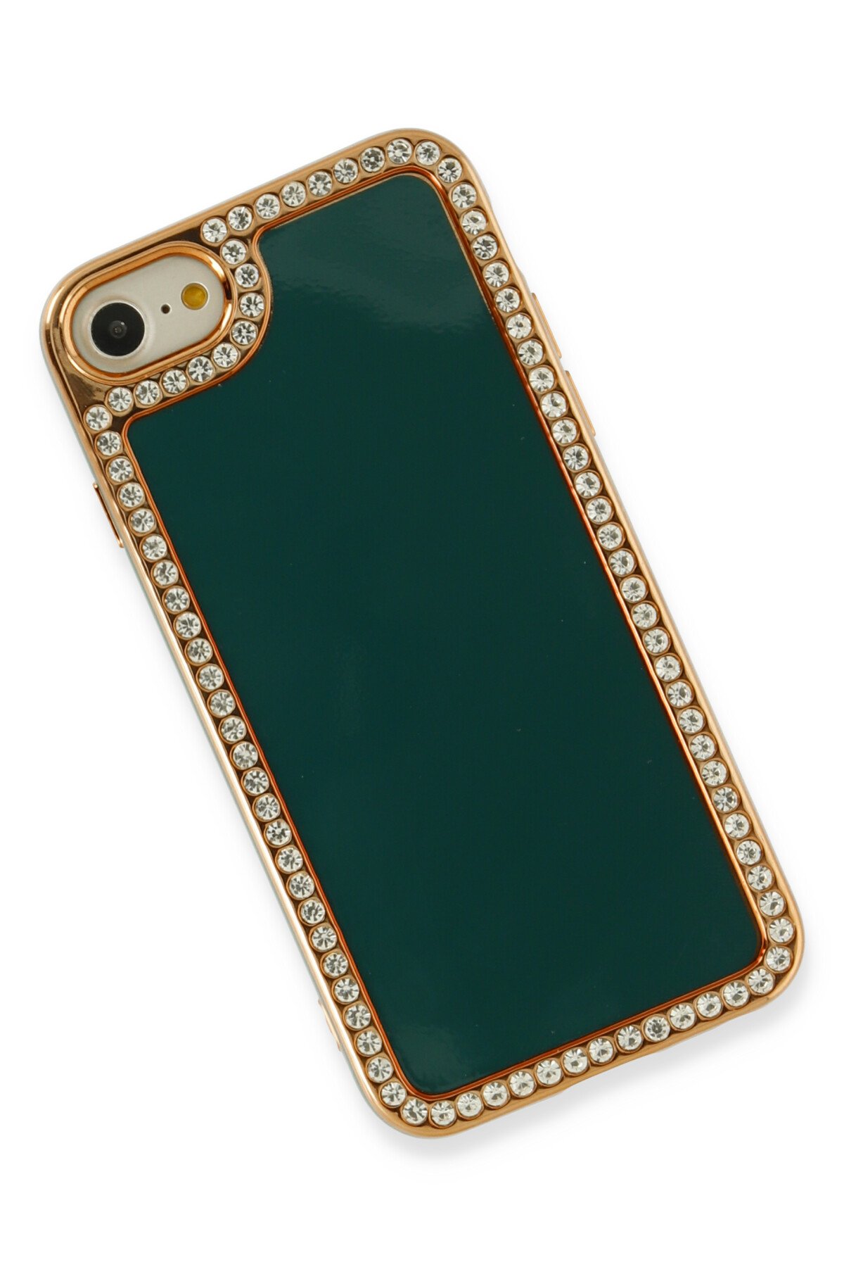 Newface iPhone 8 Kılıf Coco Karbon Silikon - Yeşil