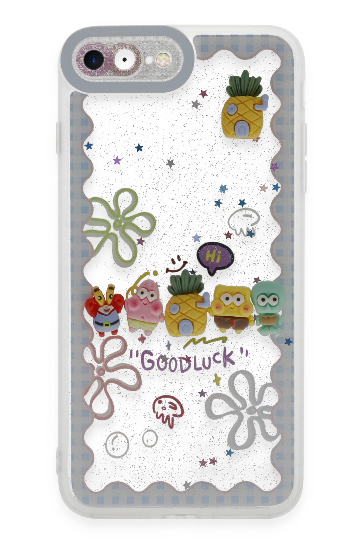 Newface iPhone 8 18D Cam Ekran Koruyucu - Siyah