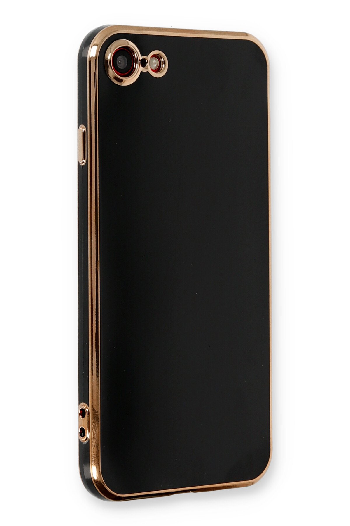 Newface iPhone 8 Kılıf Platin Simli Silikon - Pembe