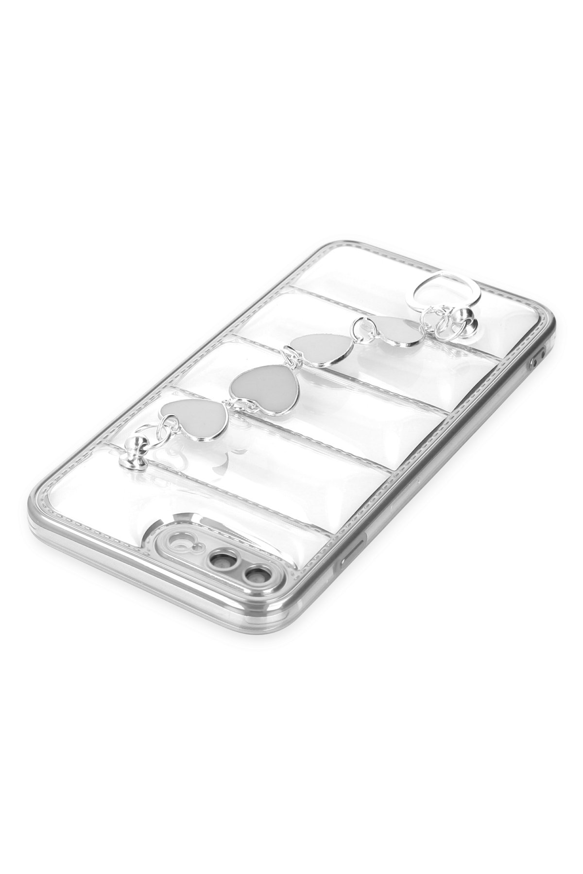 Newface iPhone 8 Plus Kılıf Lansman Glass Kapak - Pembe