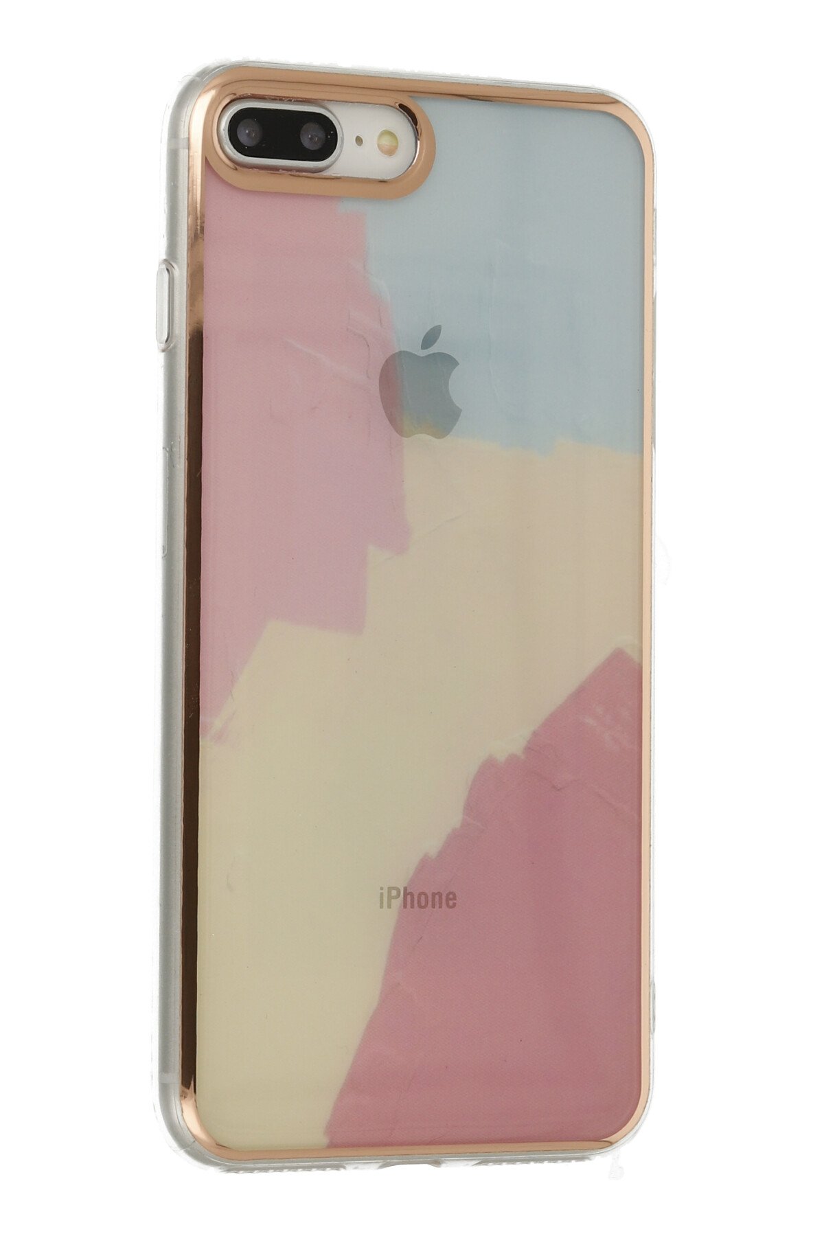 Newface iPhone 8 Plus Kılıf PP Ultra İnce Kapak - Sarı