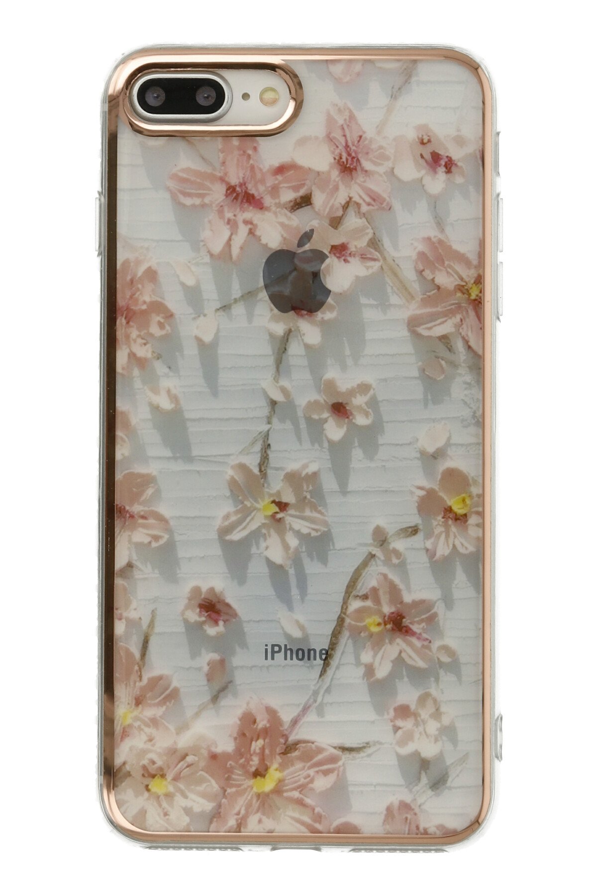 Newface iPhone 8 Plus Kılıf Tank Silikon Kapak - Gold