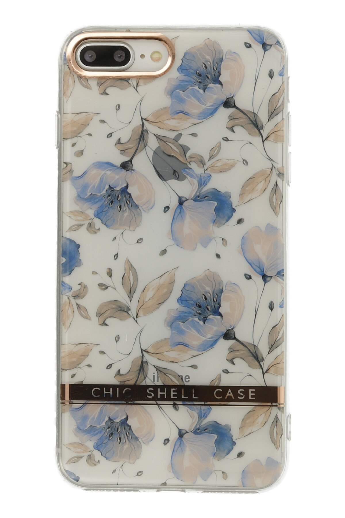 Newface iPhone 8 Plus Kılıf Coco Karbon Silikon - Siyah