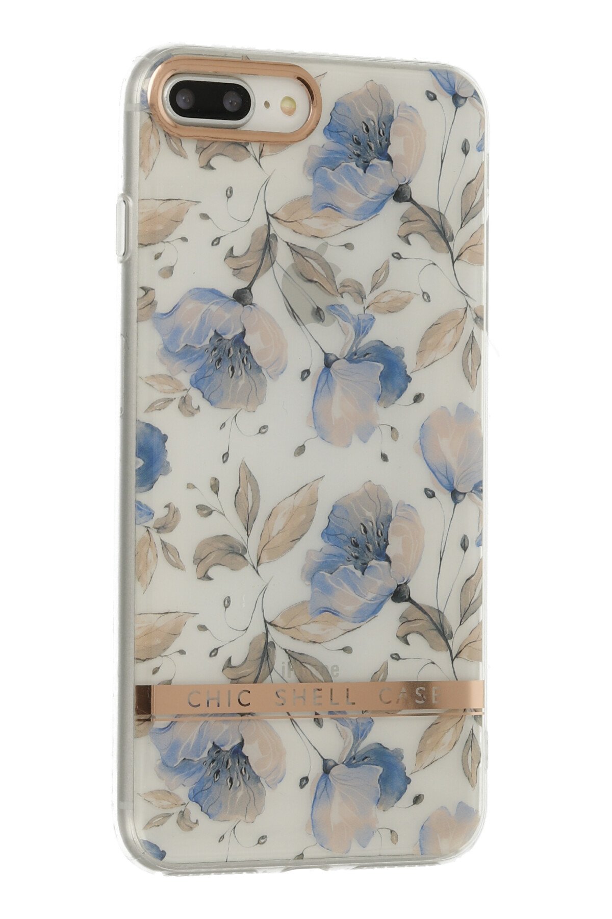 Newface iPhone 8 Plus Kılıf Coco Karbon Silikon - Siyah