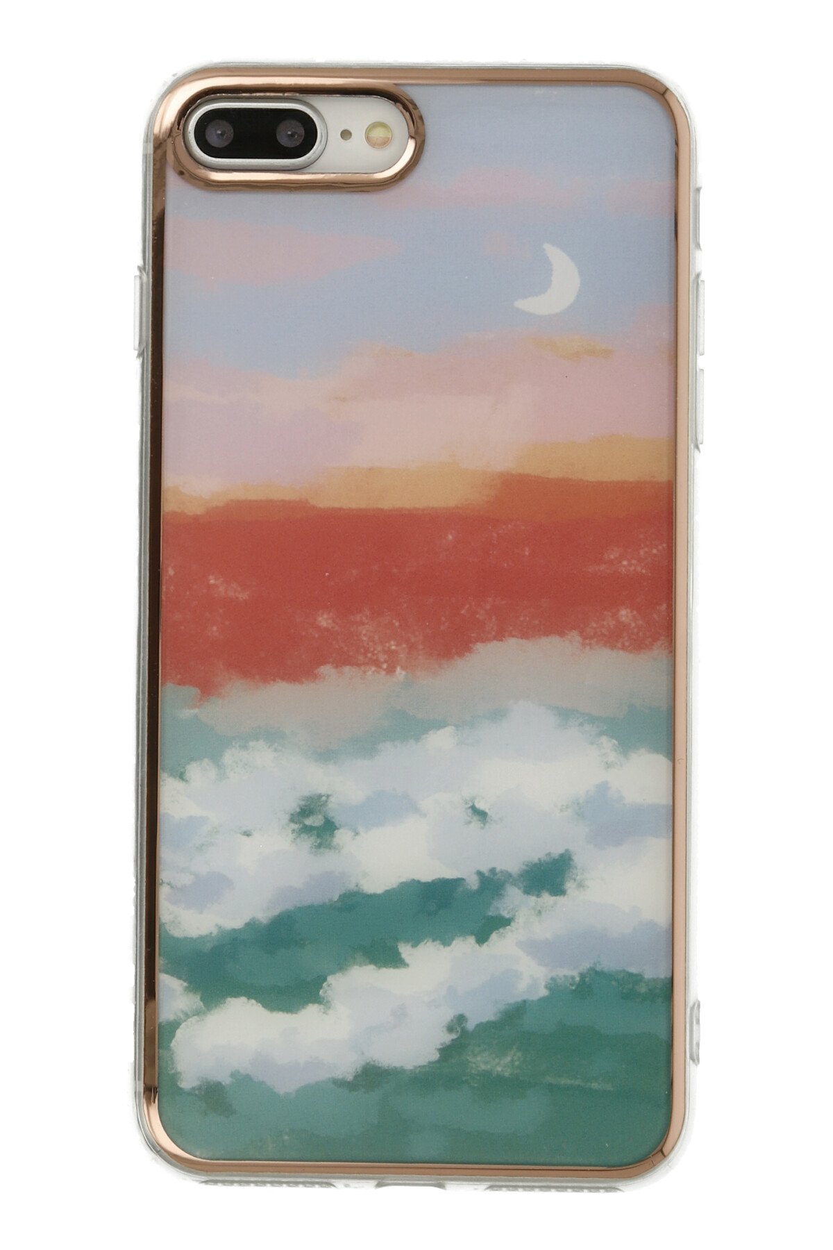 Newface iPhone 8 Plus Kılıf First Silikon - Gri