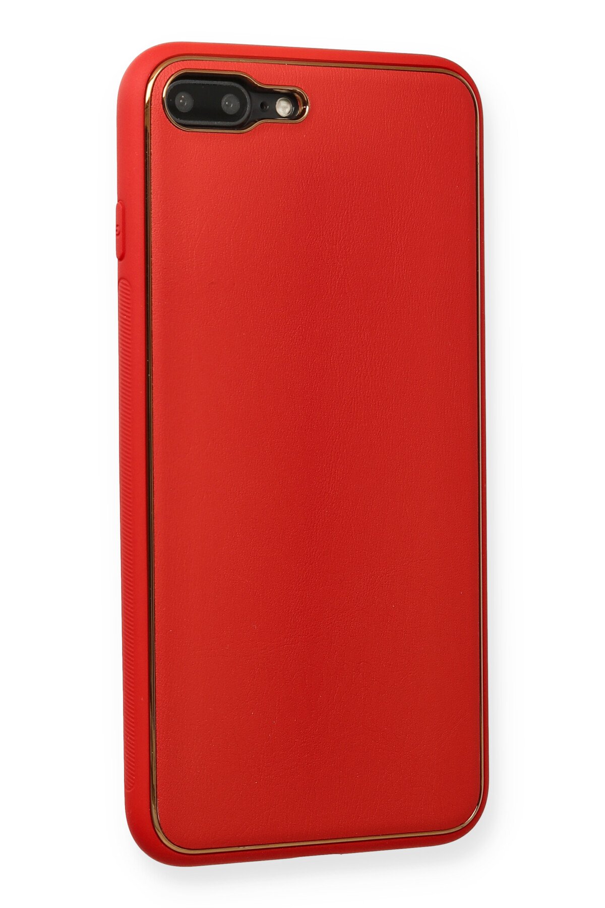 Newface iPhone 8 Plus Kılıf Coco Karbon Silikon - Kırmızı